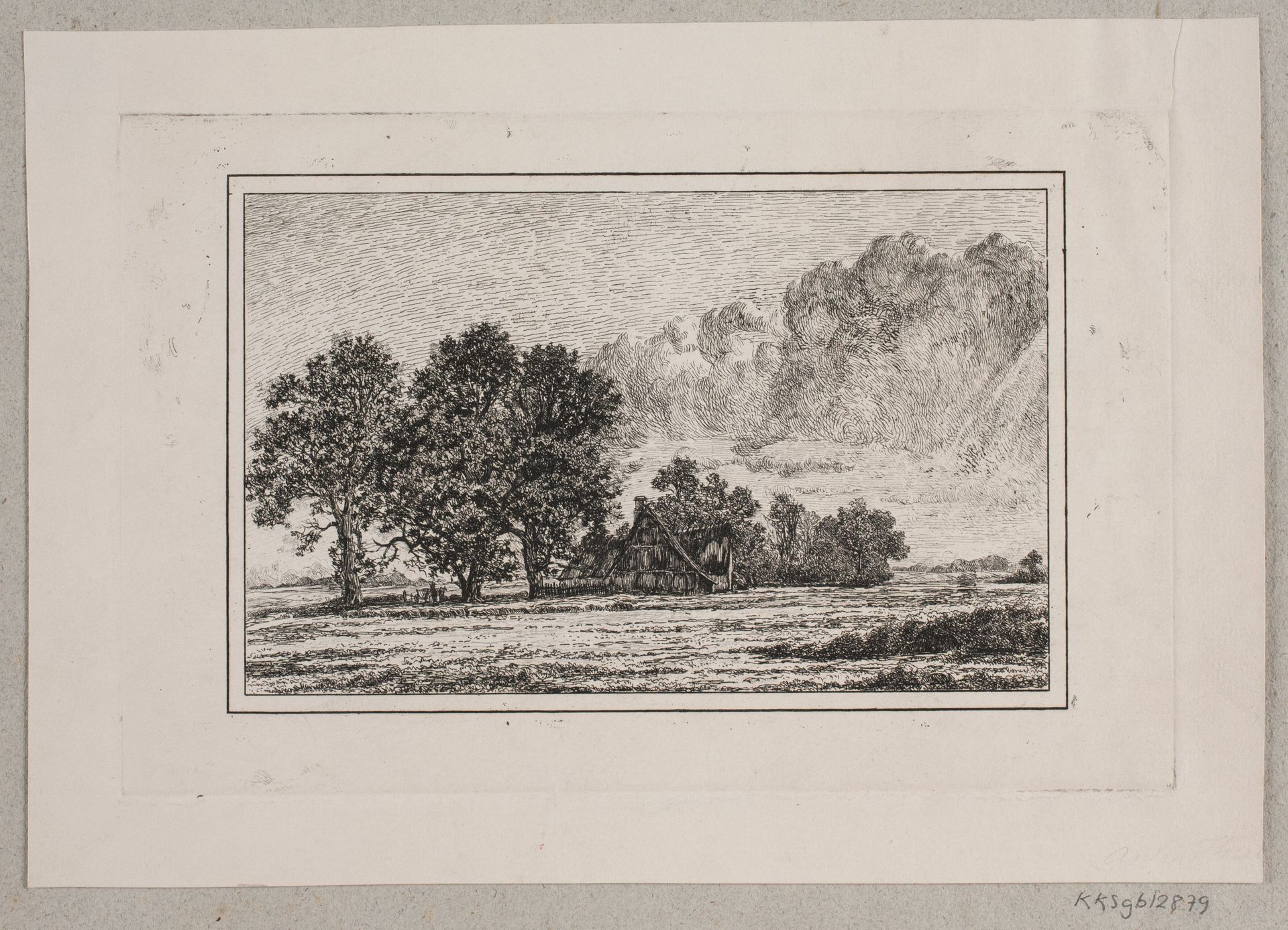 Landskab ved Borup by Hans Anton Thiele