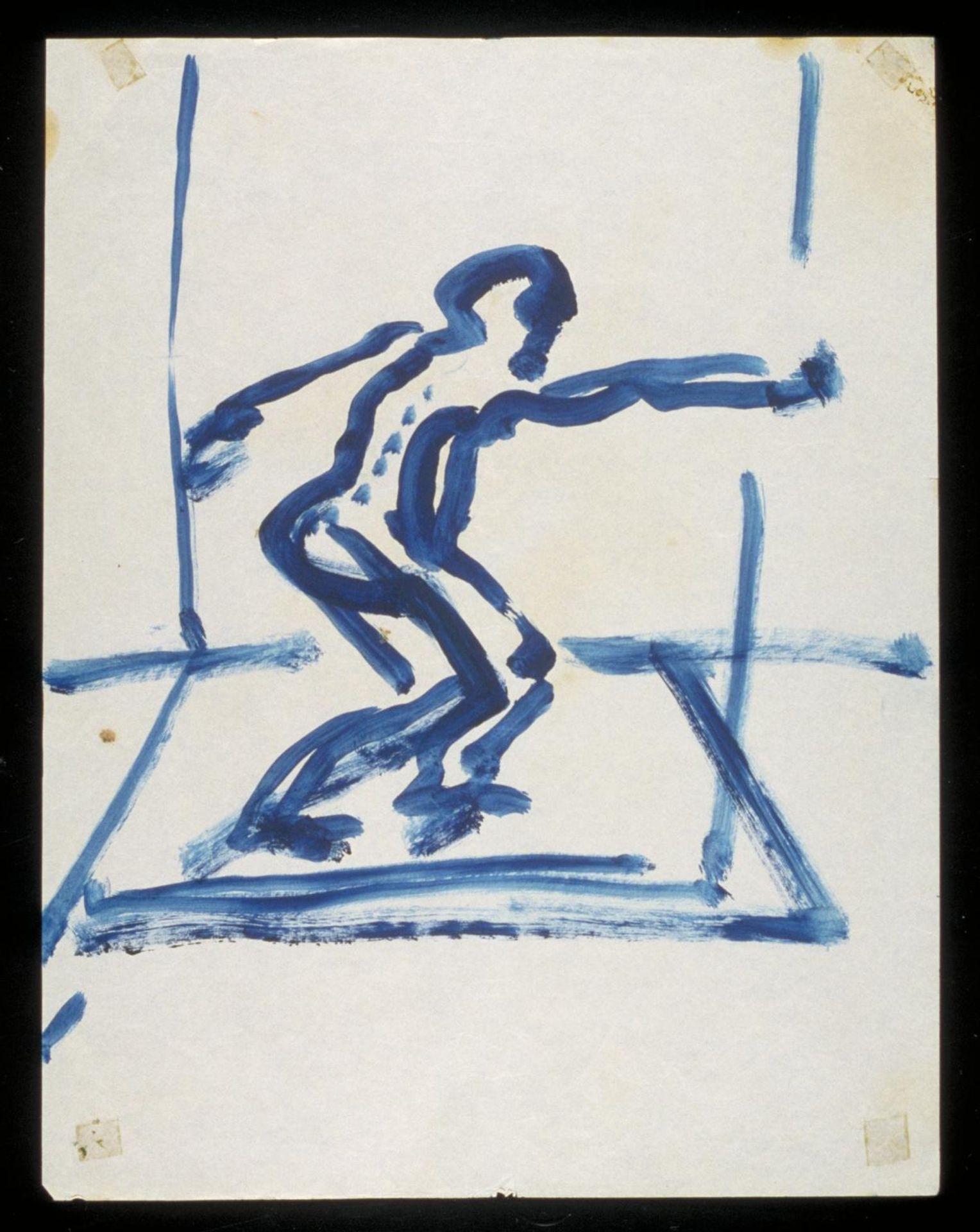 Figure with Arms Swung Out by Francis Bacon