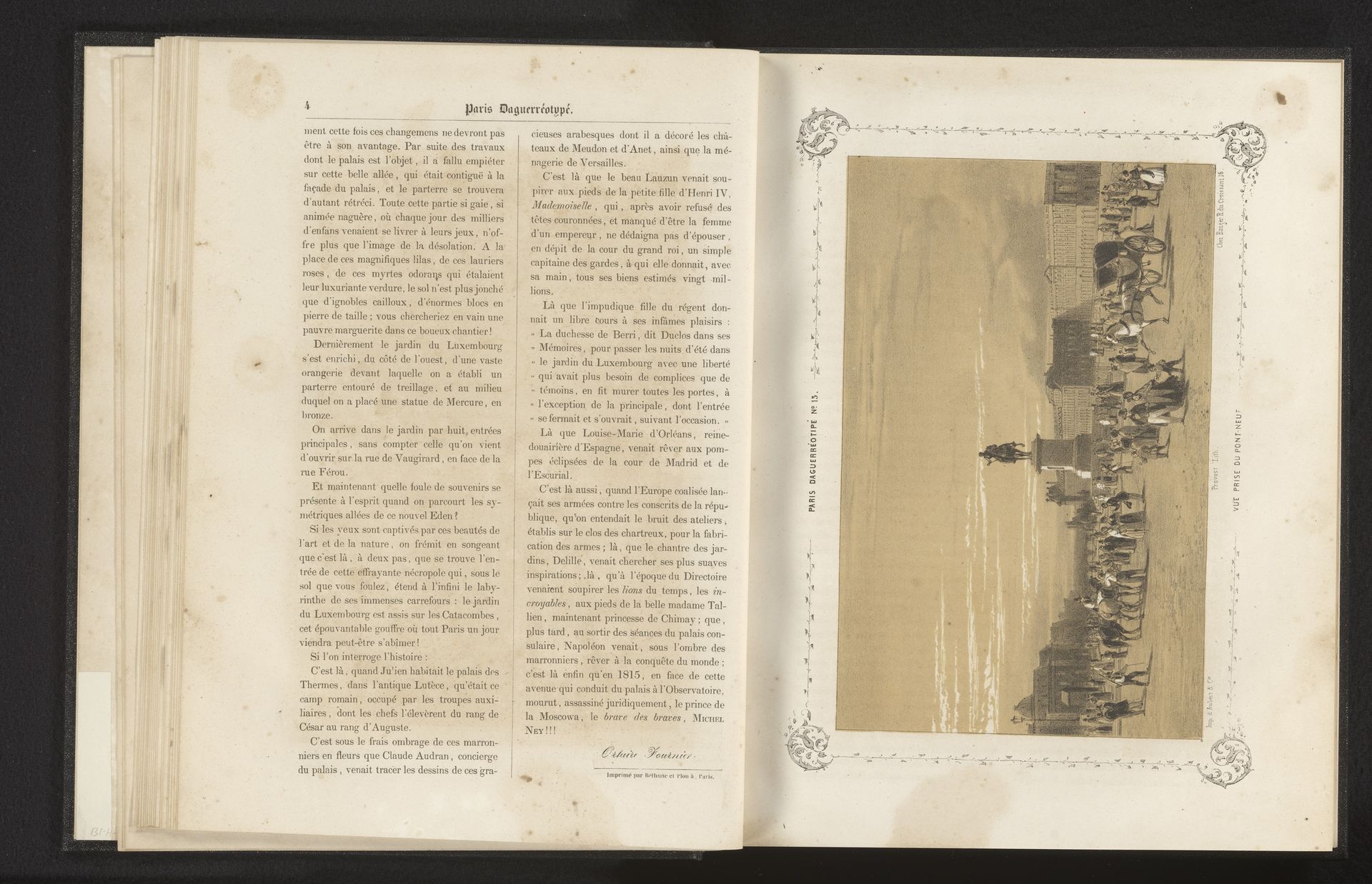 Parijs gezien vanaf de Pont Neuf by A. Provost