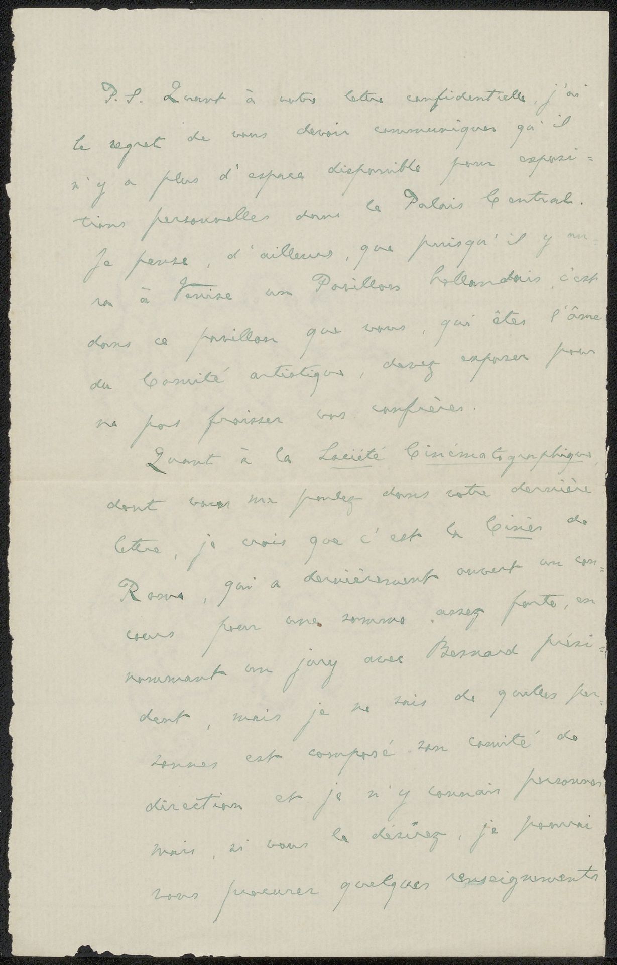 Brief aan Philip Zilcken by Vittorio Pica