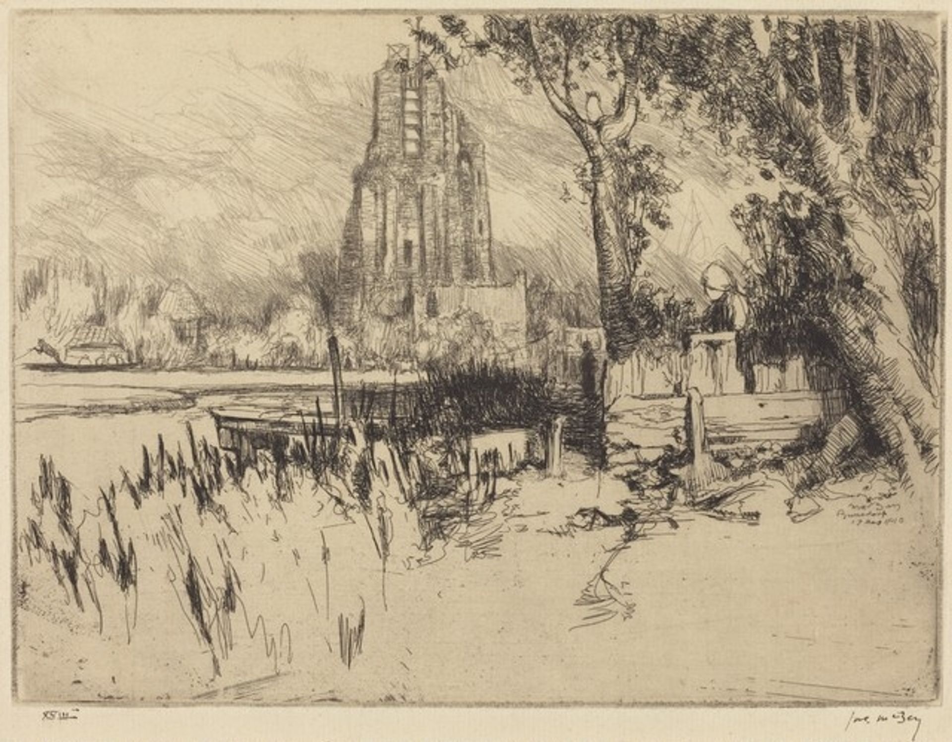 Ransdorp Church by James McBey