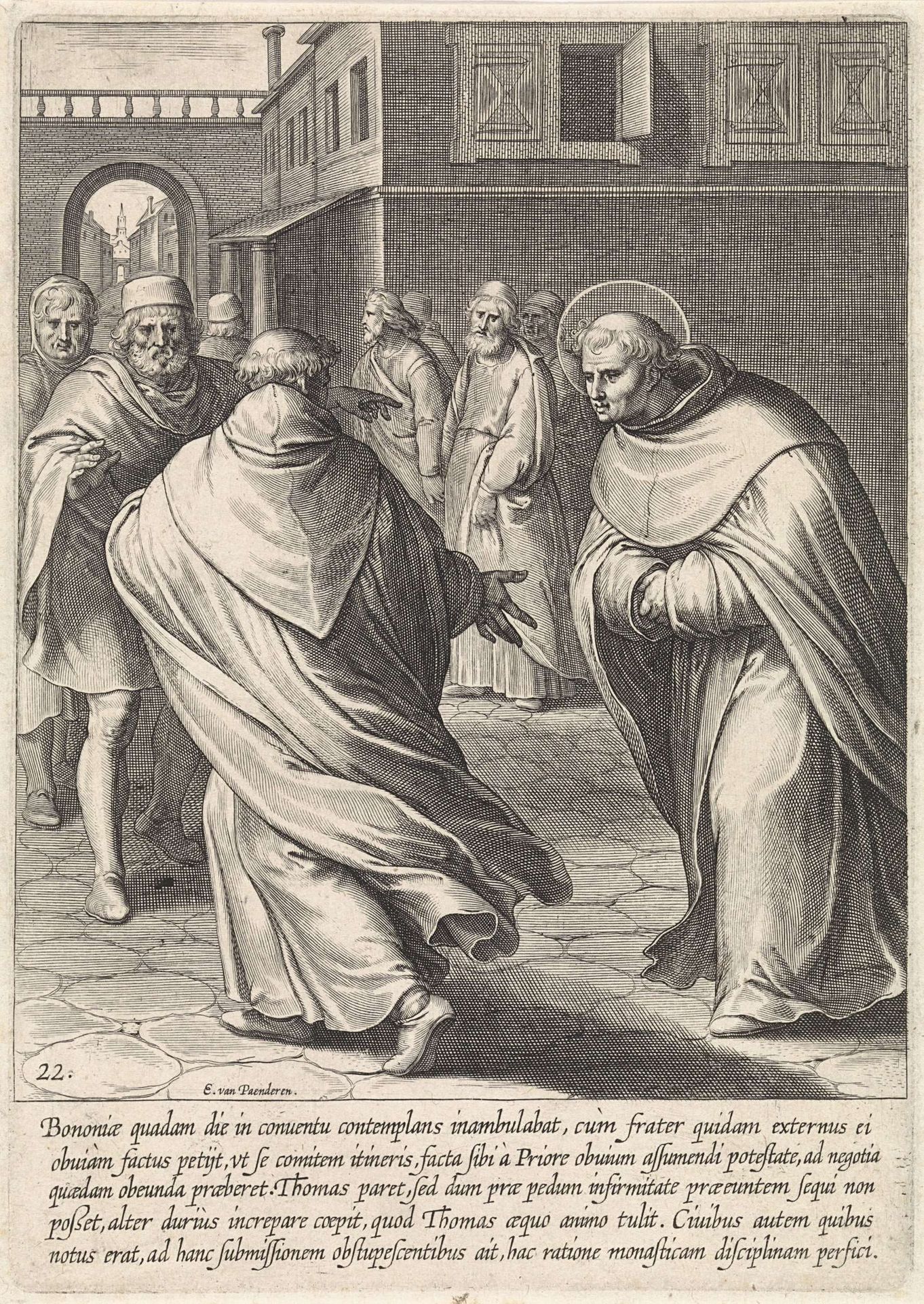 Thomas van Aquino in Bologna by Egbert Van Panderen