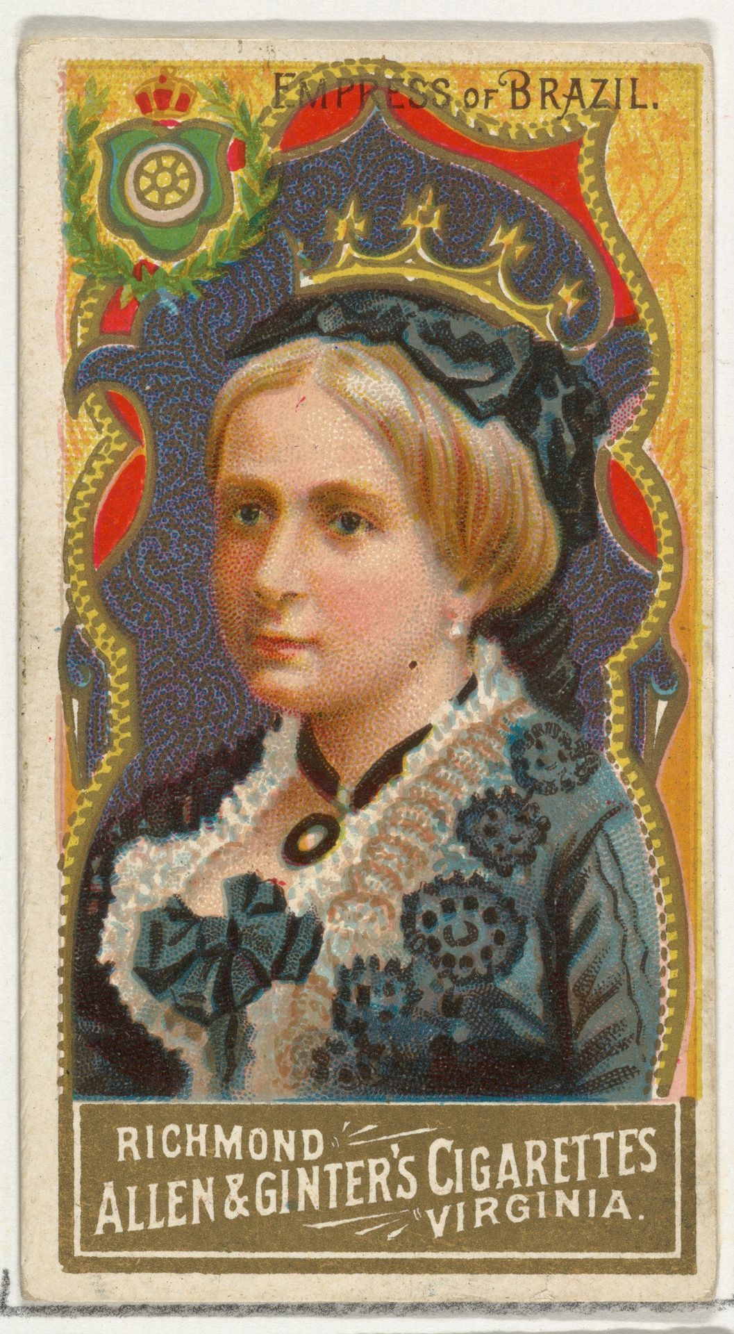 Empress of Brazil, from World's Sovereigns series (N34) for Allen & Ginter Cigarettes by Allen & Ginter
