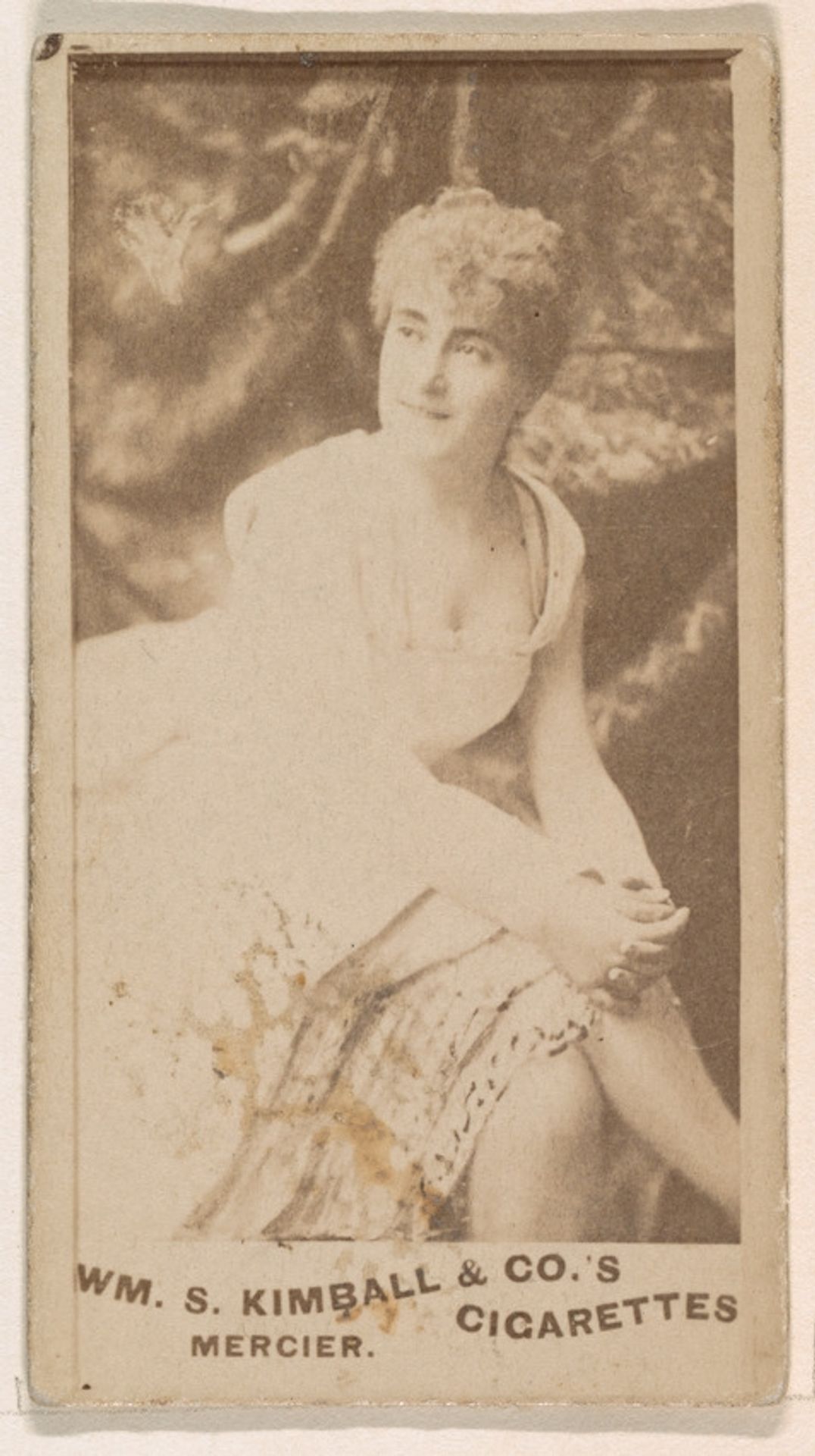 Miss Mercier, from the Actresses series (N203) issued by Wm. S. Kimball & Co. by William S. Kimball & Company