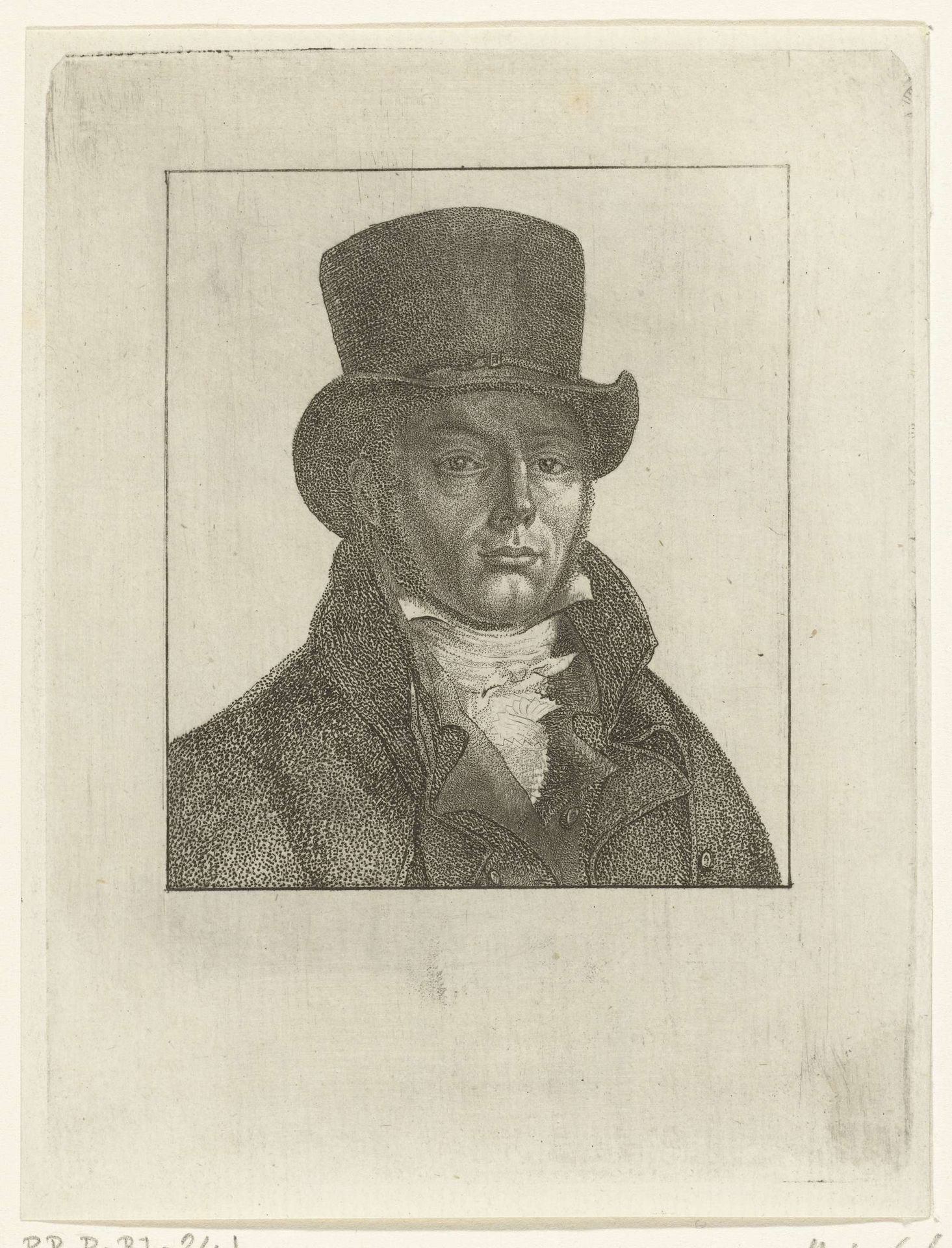 Portret van Jacob Ernst Marcus by Ernst Willem Jan Bagelaar