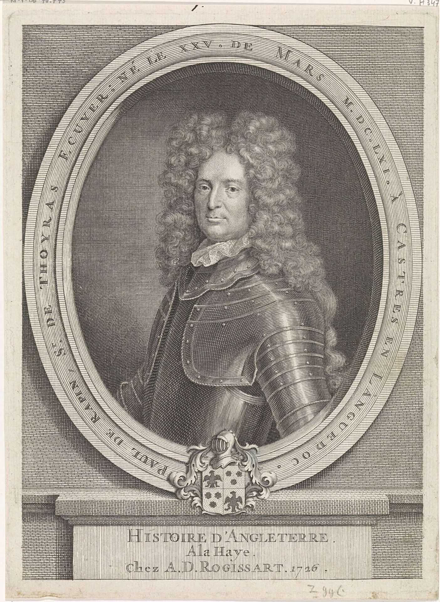 Paul de Rapin de Thoyras by Anonymous
