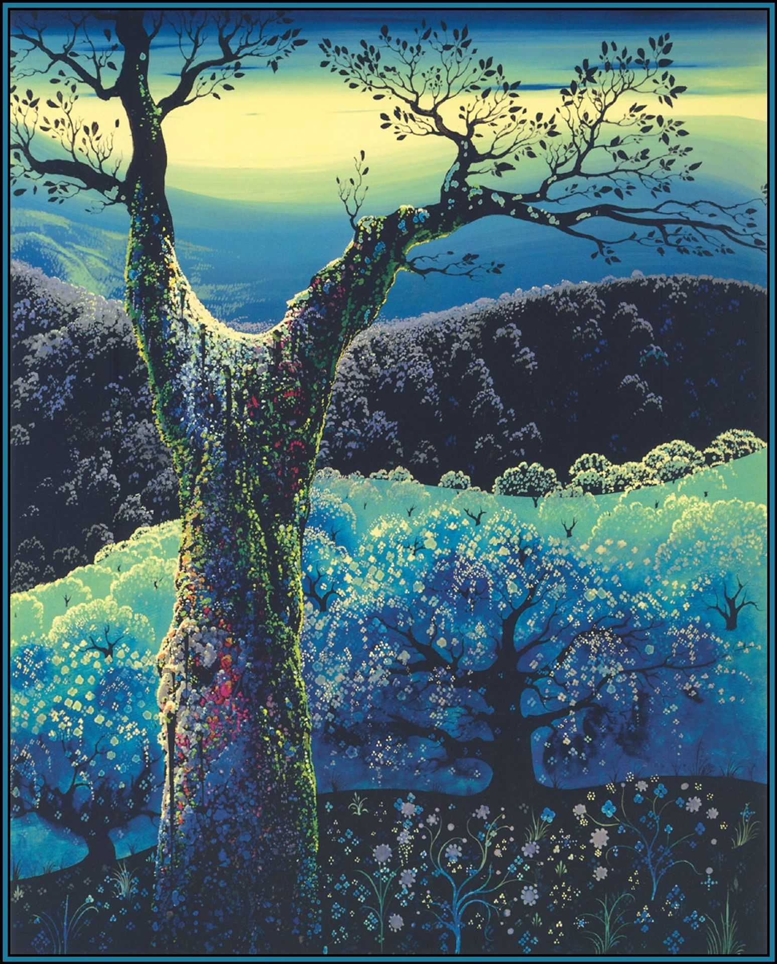 Orchard in Bloom by Eyvind Earle