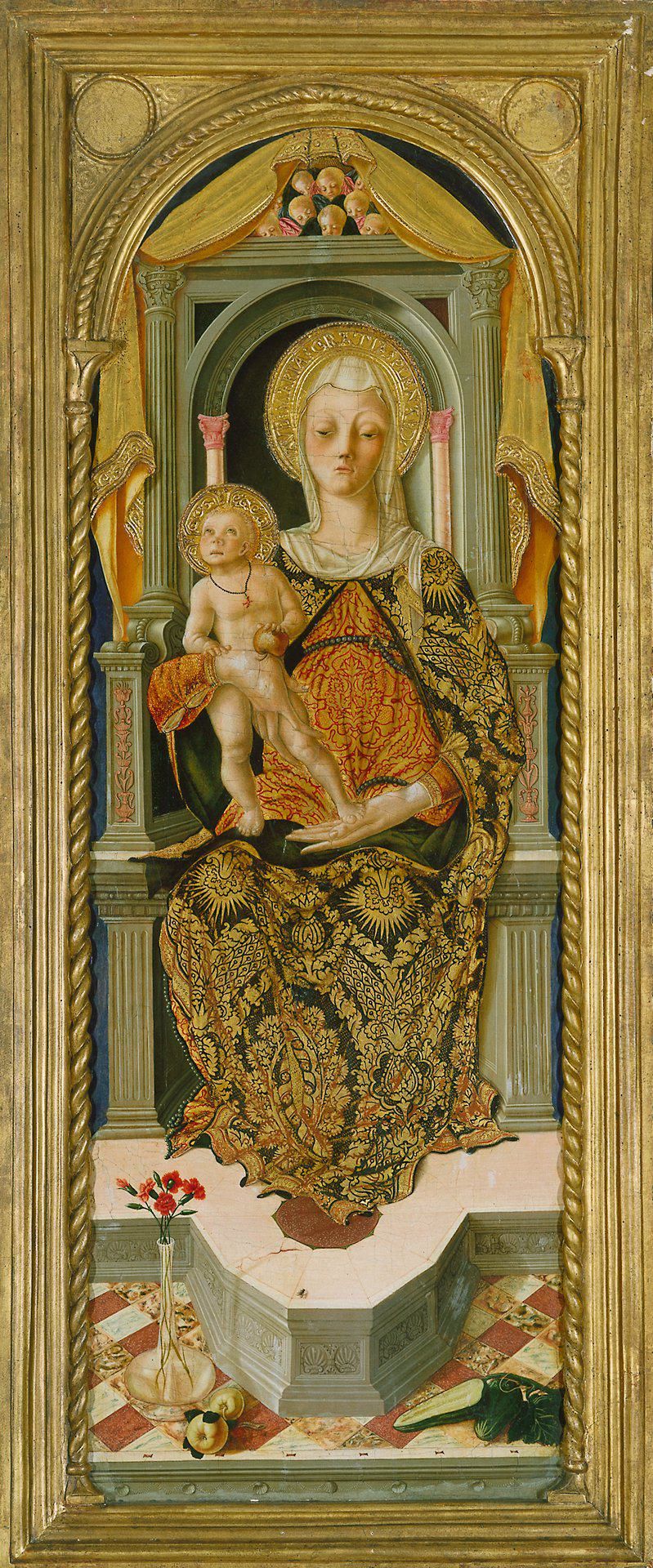 Madonna and Child Enthroned by Nicola di Maestro Antonio