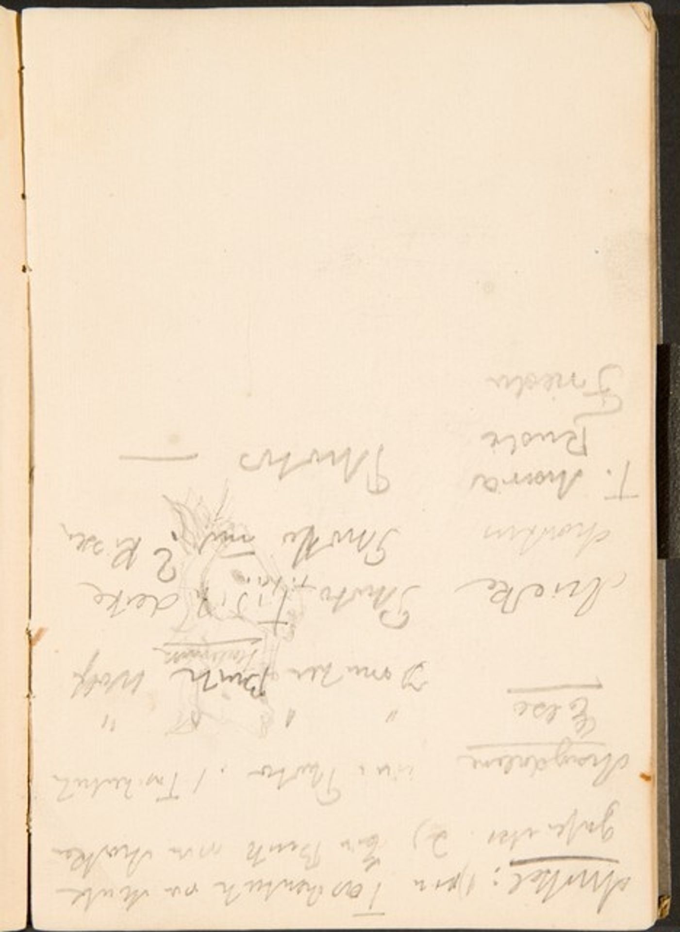Notizen (Notation) [p. 7] by Max Beckmann