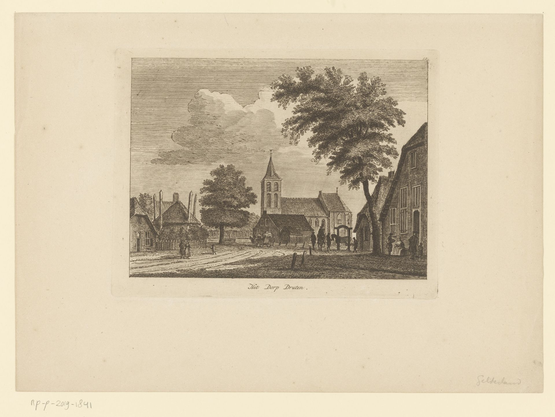 Dorpsgezicht in Druten by Anonymous
