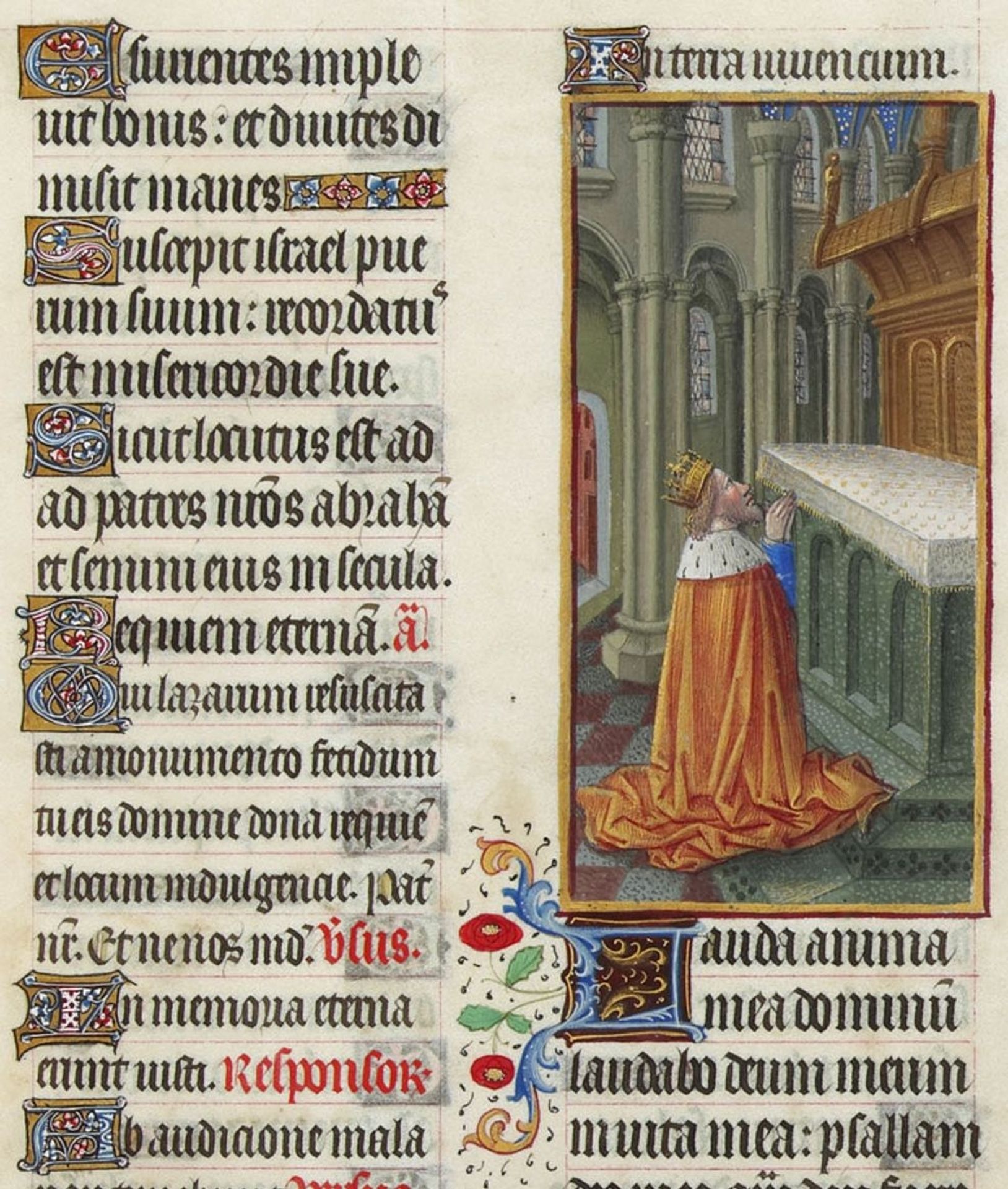 Psalm CXLV by Limbourg brothers