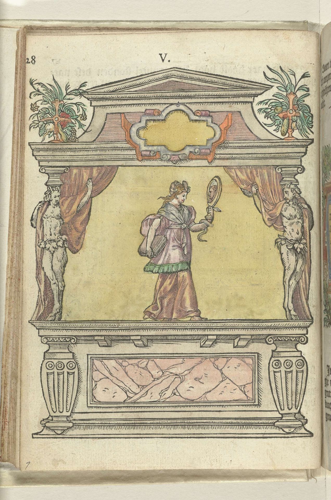 Toneel met personificatie van de Waarheid, 1578 by Antoni van Leest