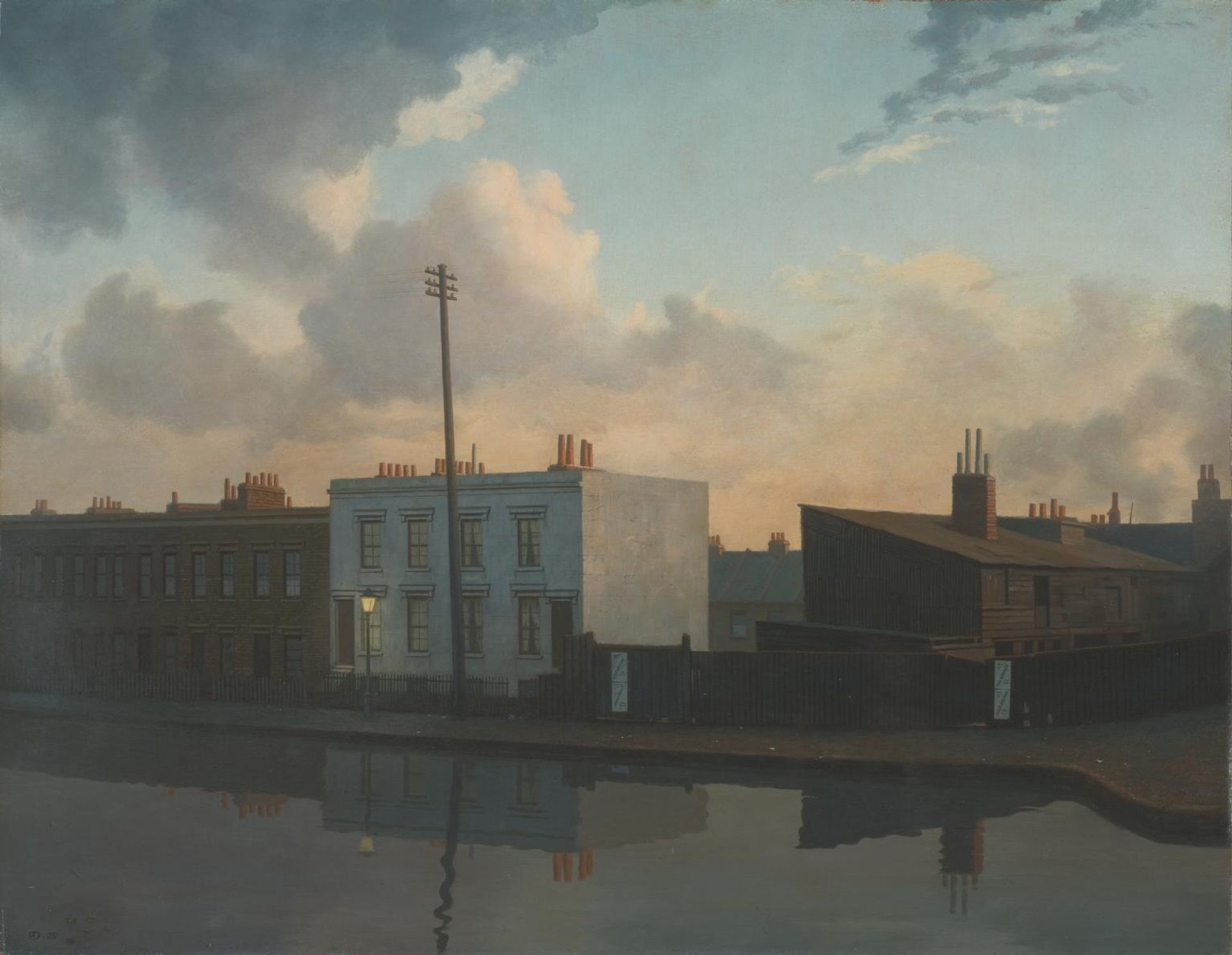 The Surrey Canal, Camberwell by  Algernon Newton