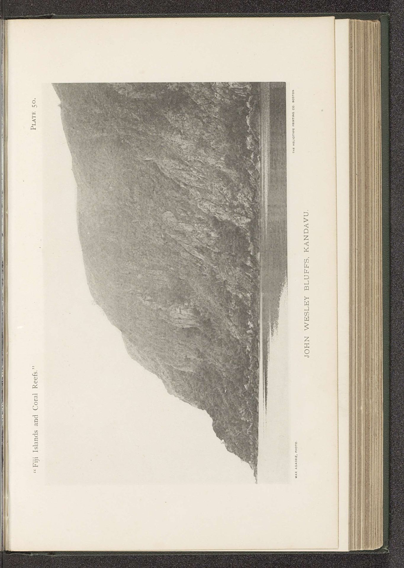 Gezicht op de John Wesley kaap op Kadavu by Maximilian Agassiz