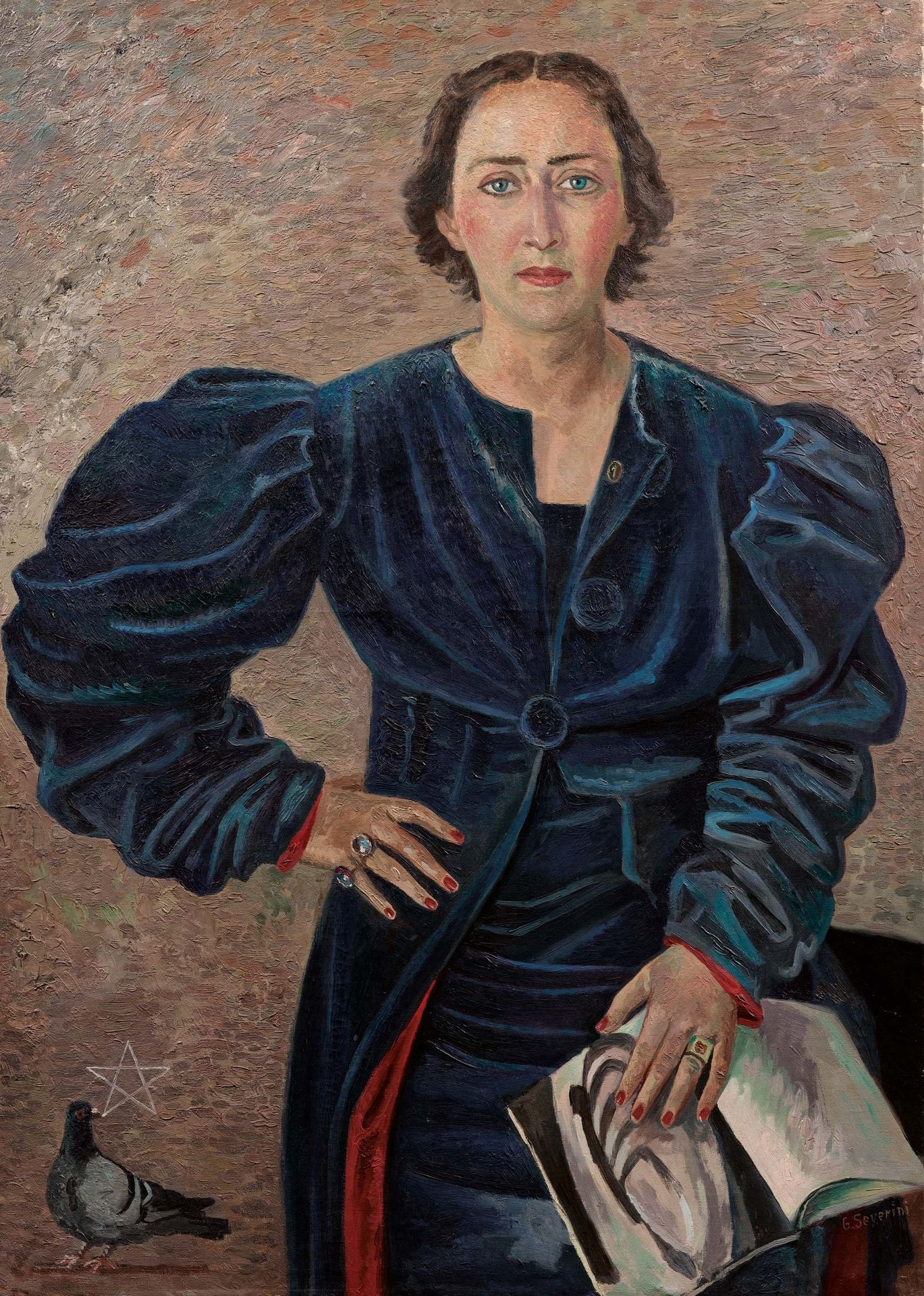 La Marchesa Maria De Seta by Gino Severini