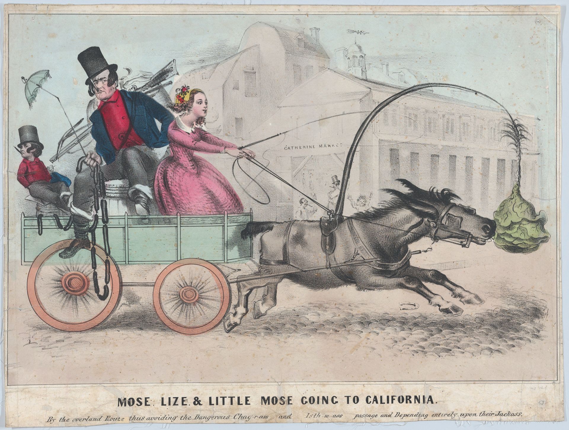 Mose, Lize & Little Mose Going to California by Henry R. Robinson