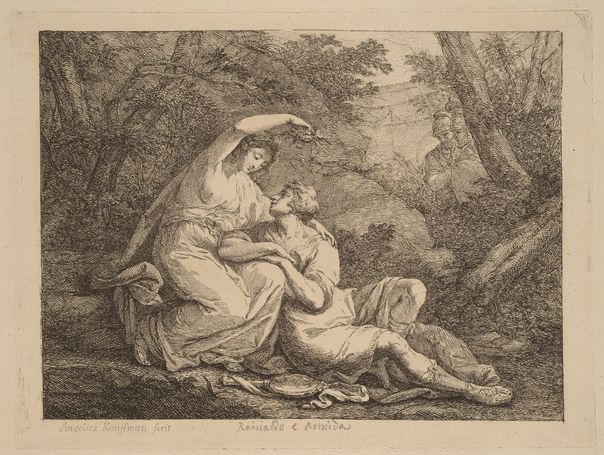 Rinaldo and Armida by Angelica Kauffmann