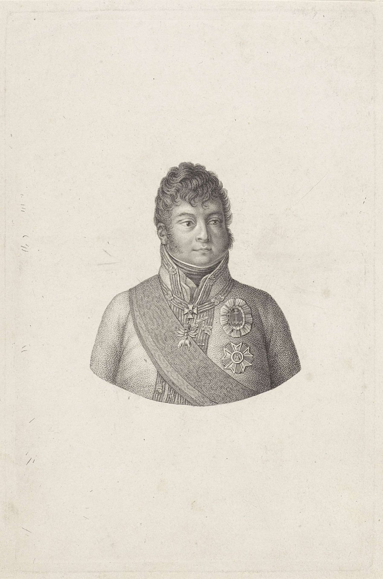 Portret van Charles Schwarzenberg, hertog van Krumau by Philippus Velijn