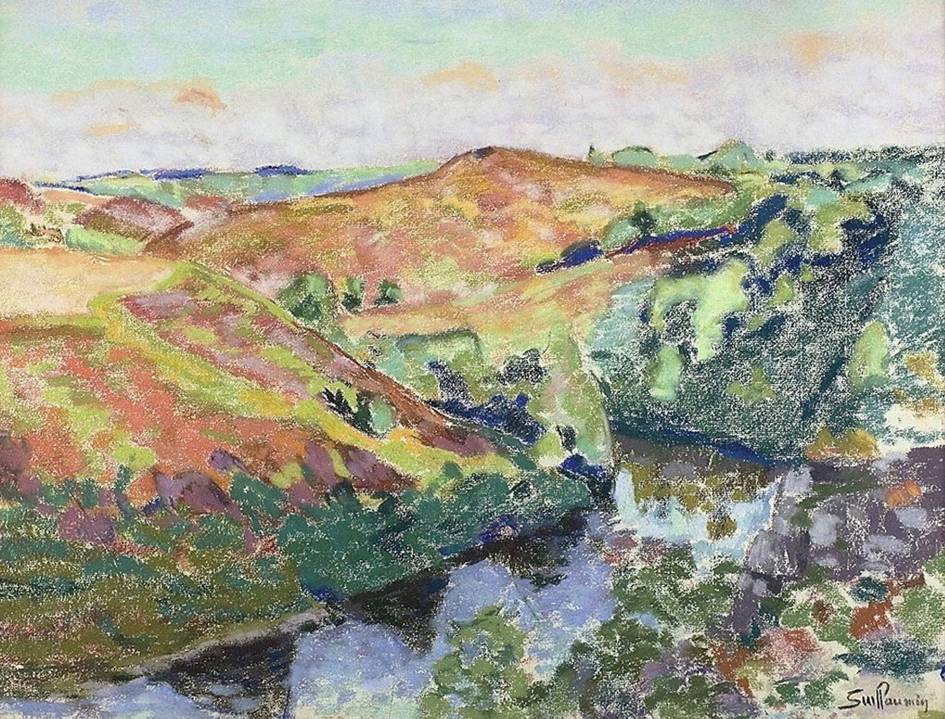 Landscape in Crozant by Armand Guillaumin