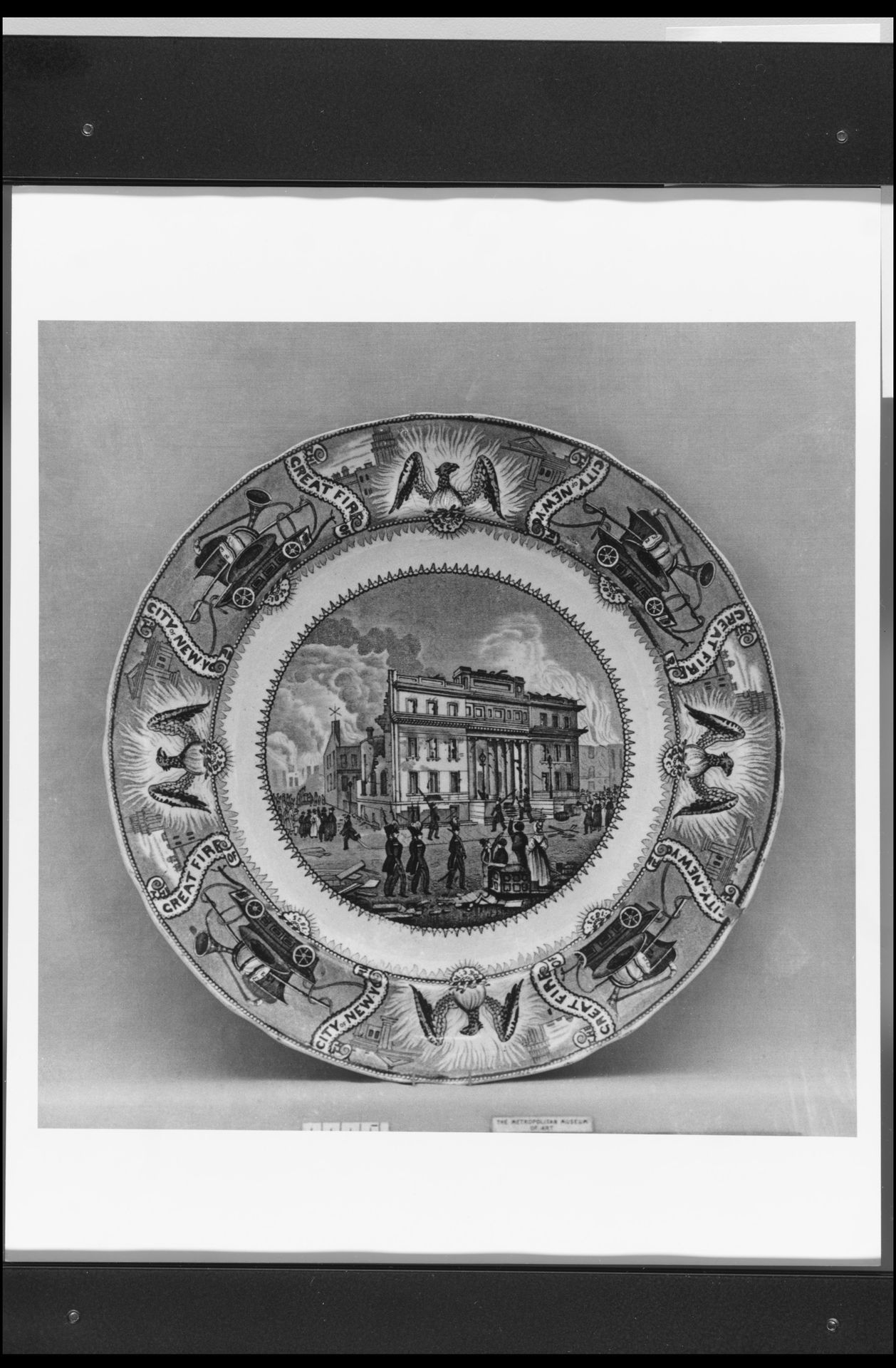 Plate by Thomas Dimmock & Co.