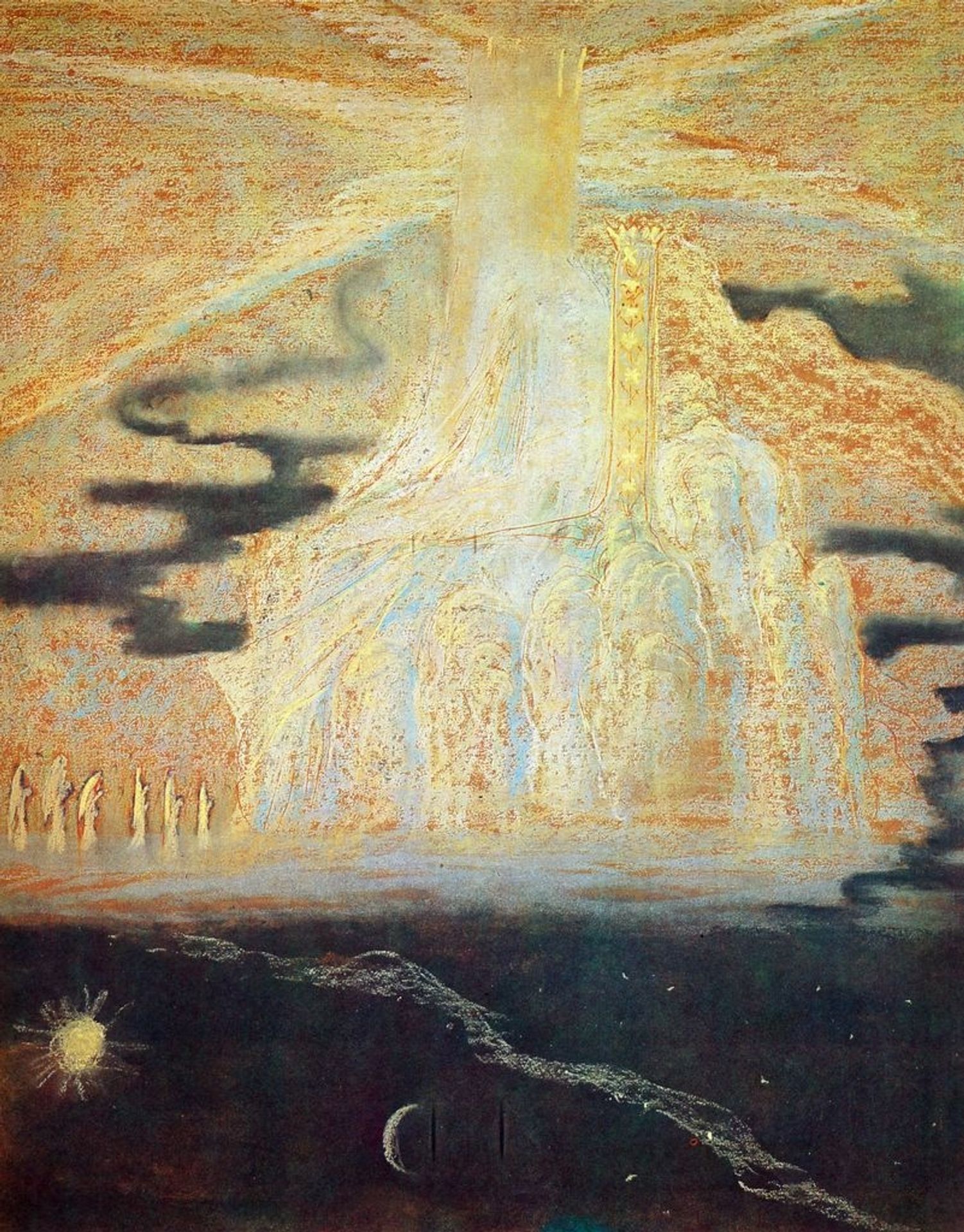 Hymn (II) by Mikalojus Konstantinas Ciurlionis