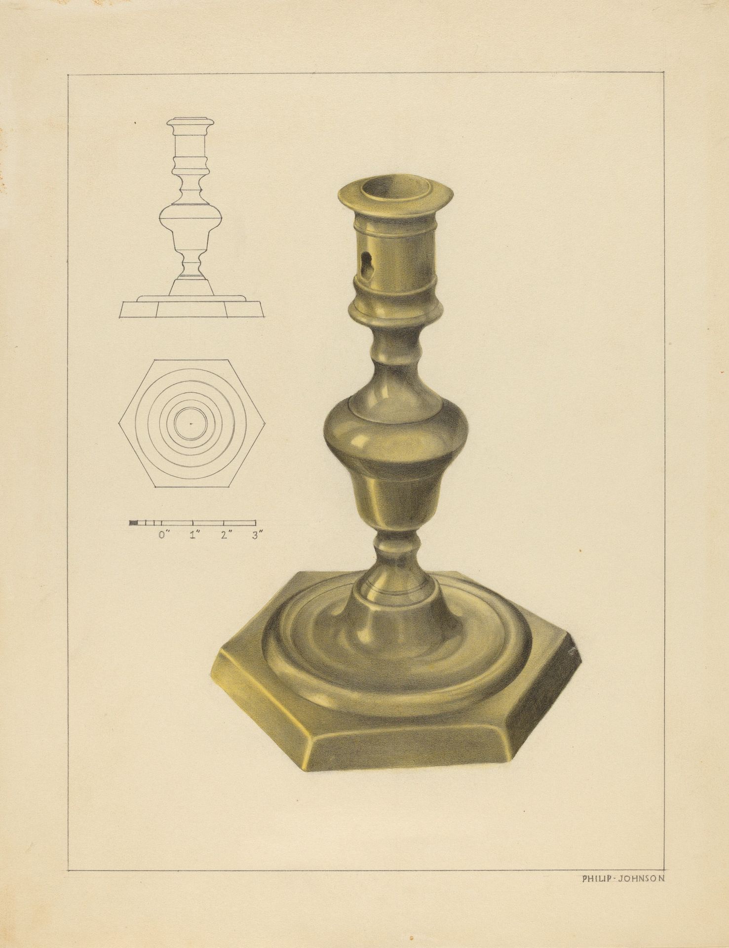 Candlestick by Philip Johnson
