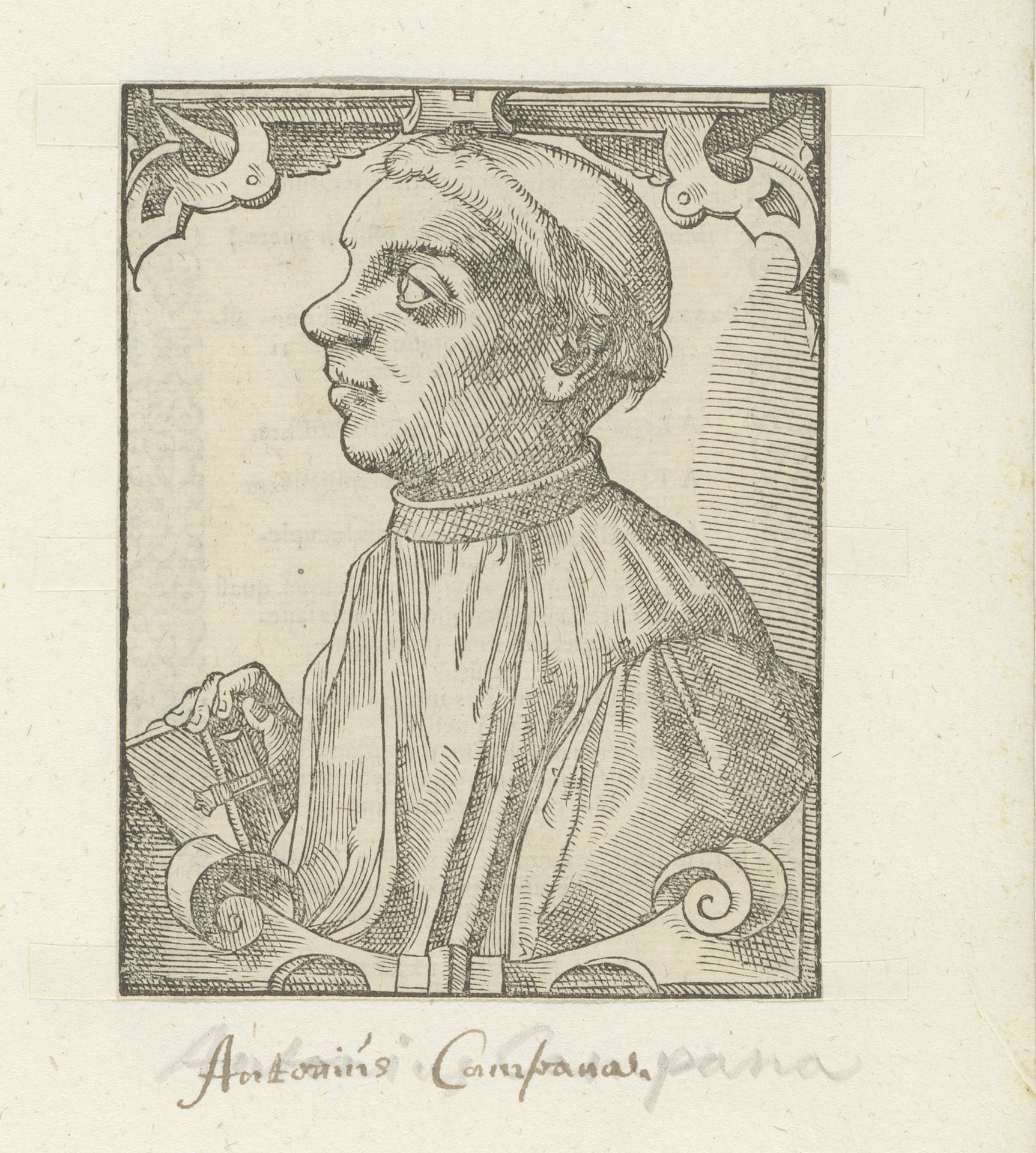 Portret van Giovanni Antonio Campani by Anonymous