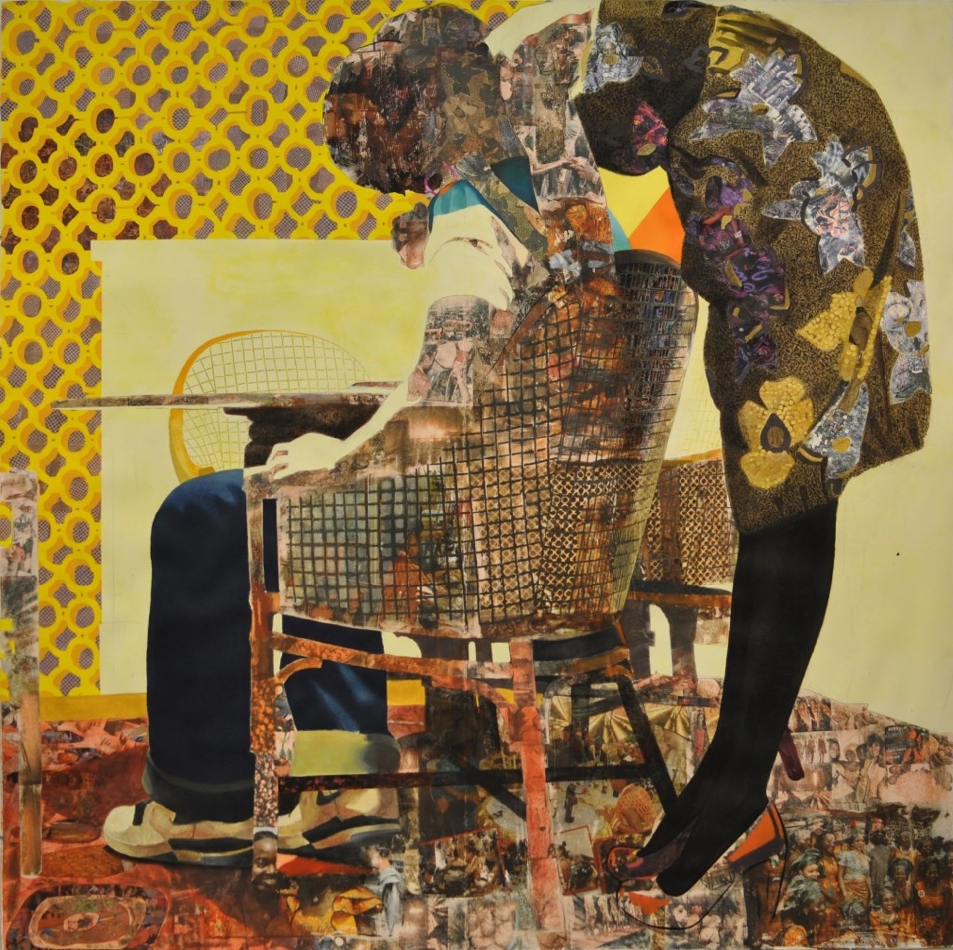 Nyado. The Thing Around Her Neck by Njideka Akunyili Crosby