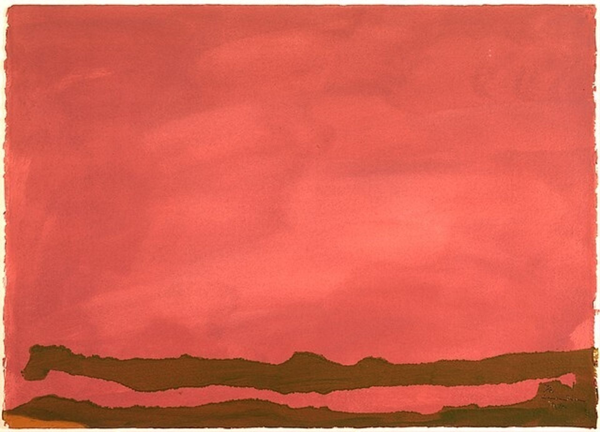 Green Likes Mauve by Helen Frankenthaler