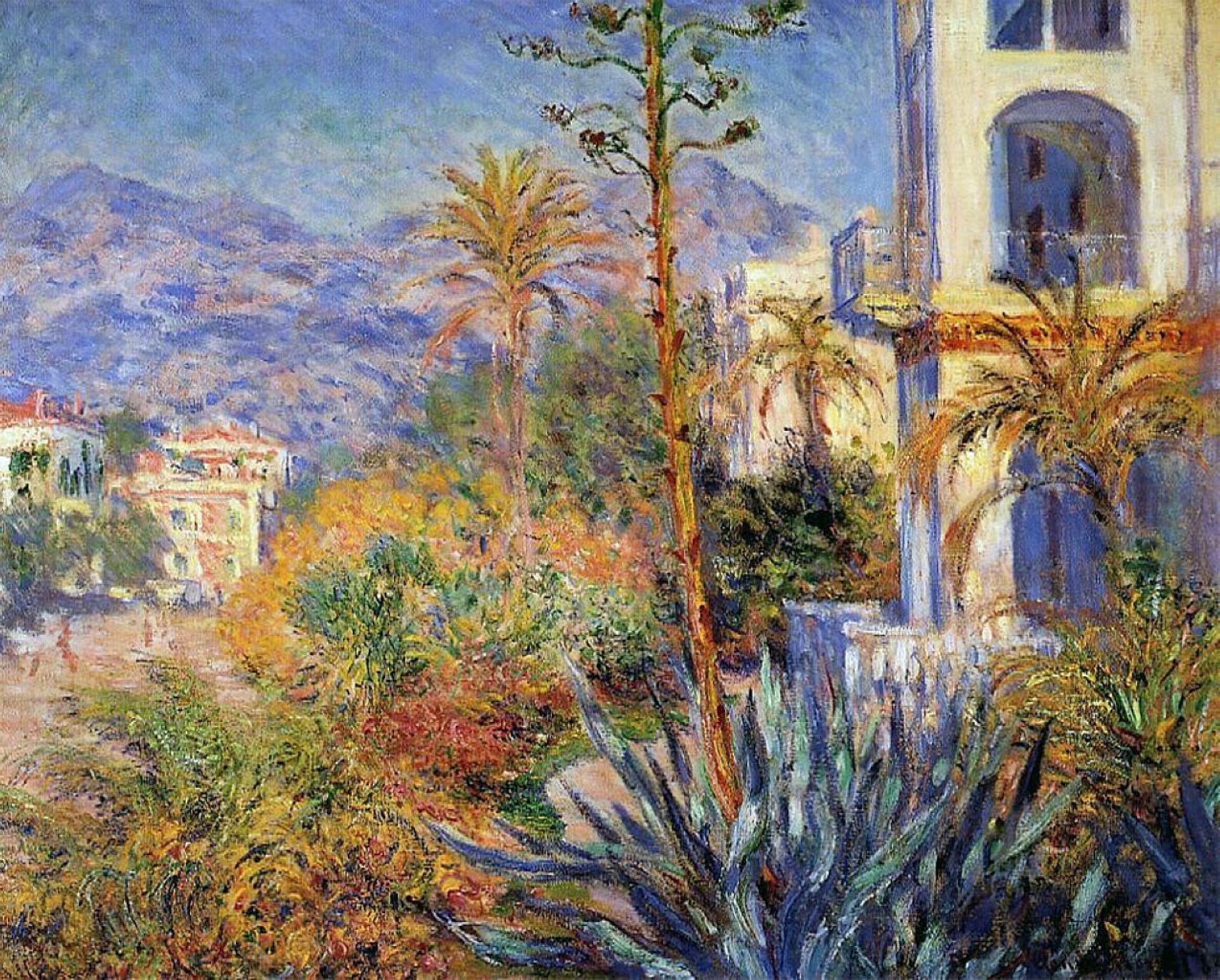 Villas at Bordighera by Claude Monet
