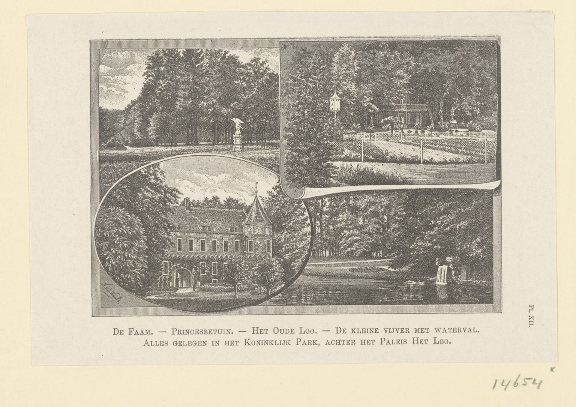 Koninklijk park bij Paleis Het Loo by Noach van der Waals