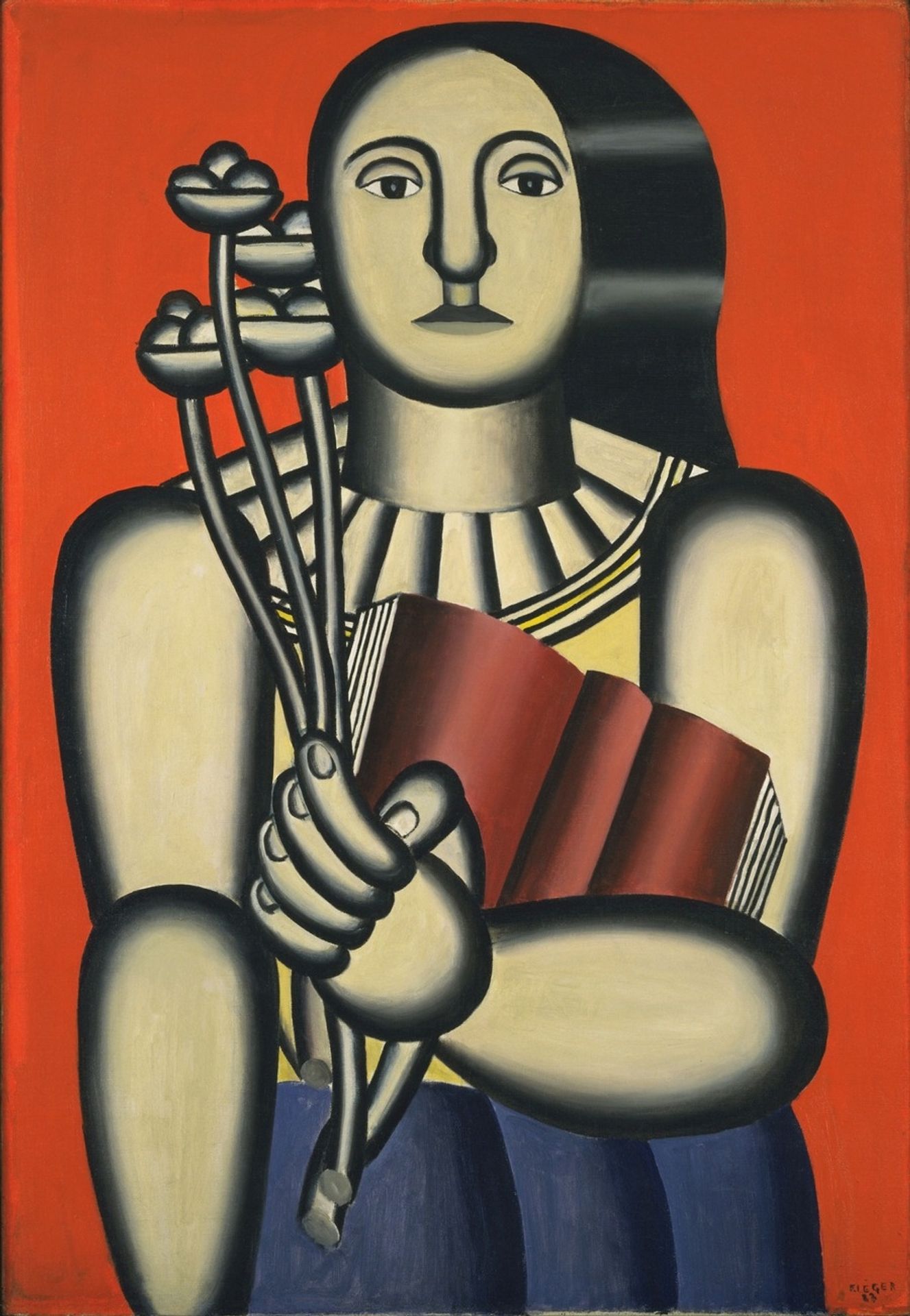 Woman with a Book by Fernand Léger