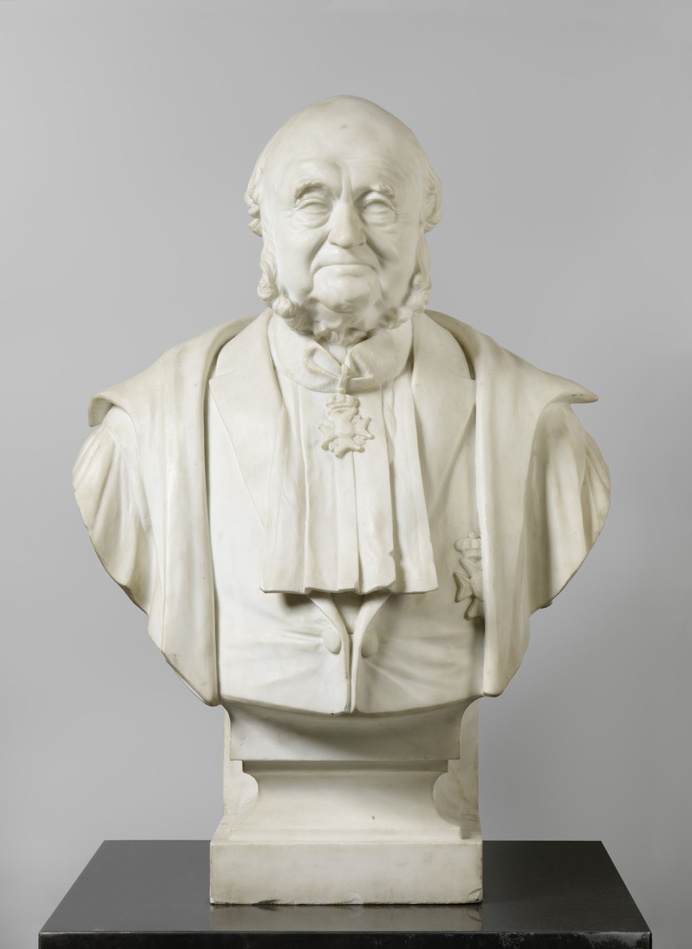 Buste van dr. Nicolaas Beets (1814-1903), letterkundige by Cornelis Beets