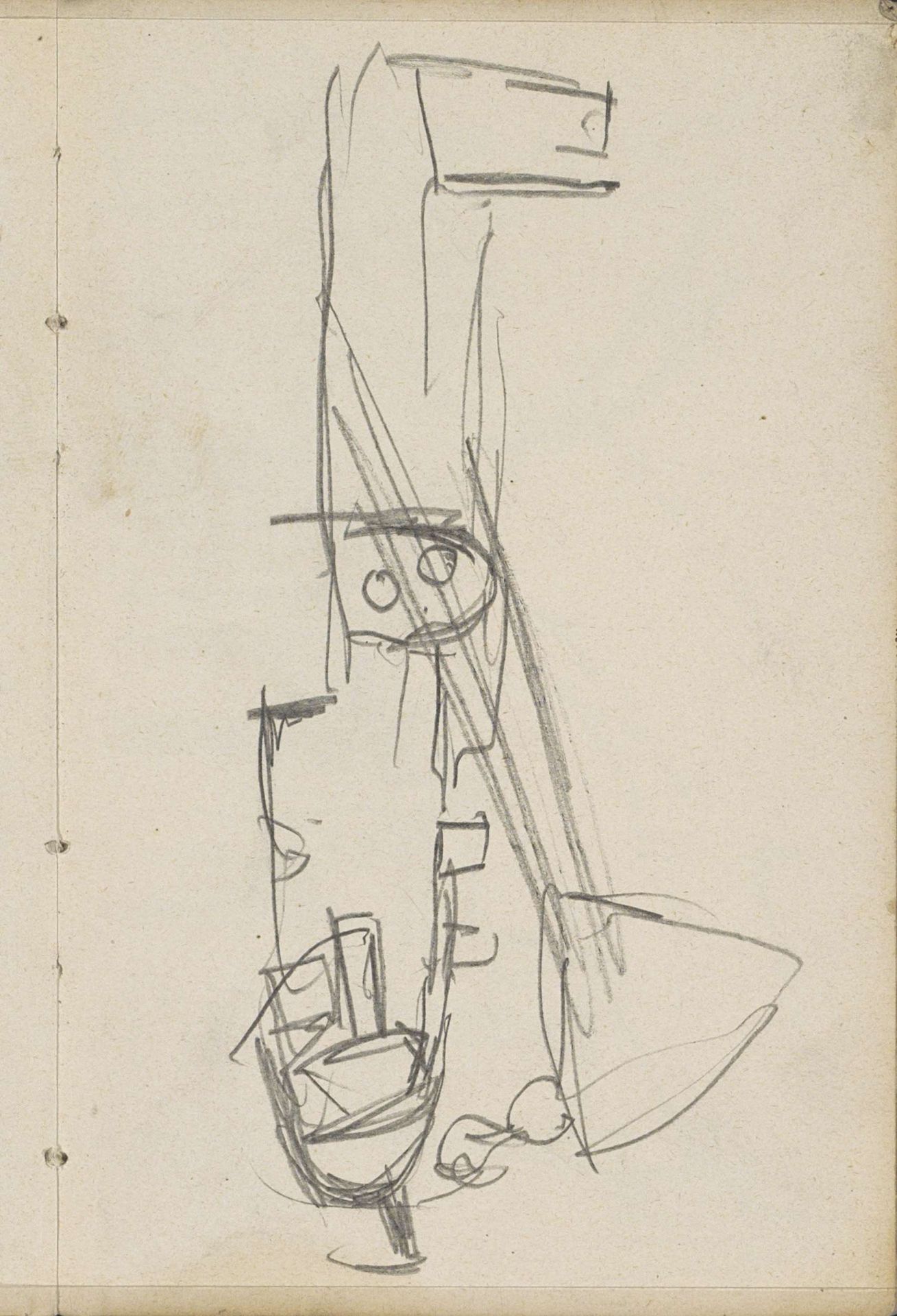 Voorsteven van een schuit by George Hendrik Breitner