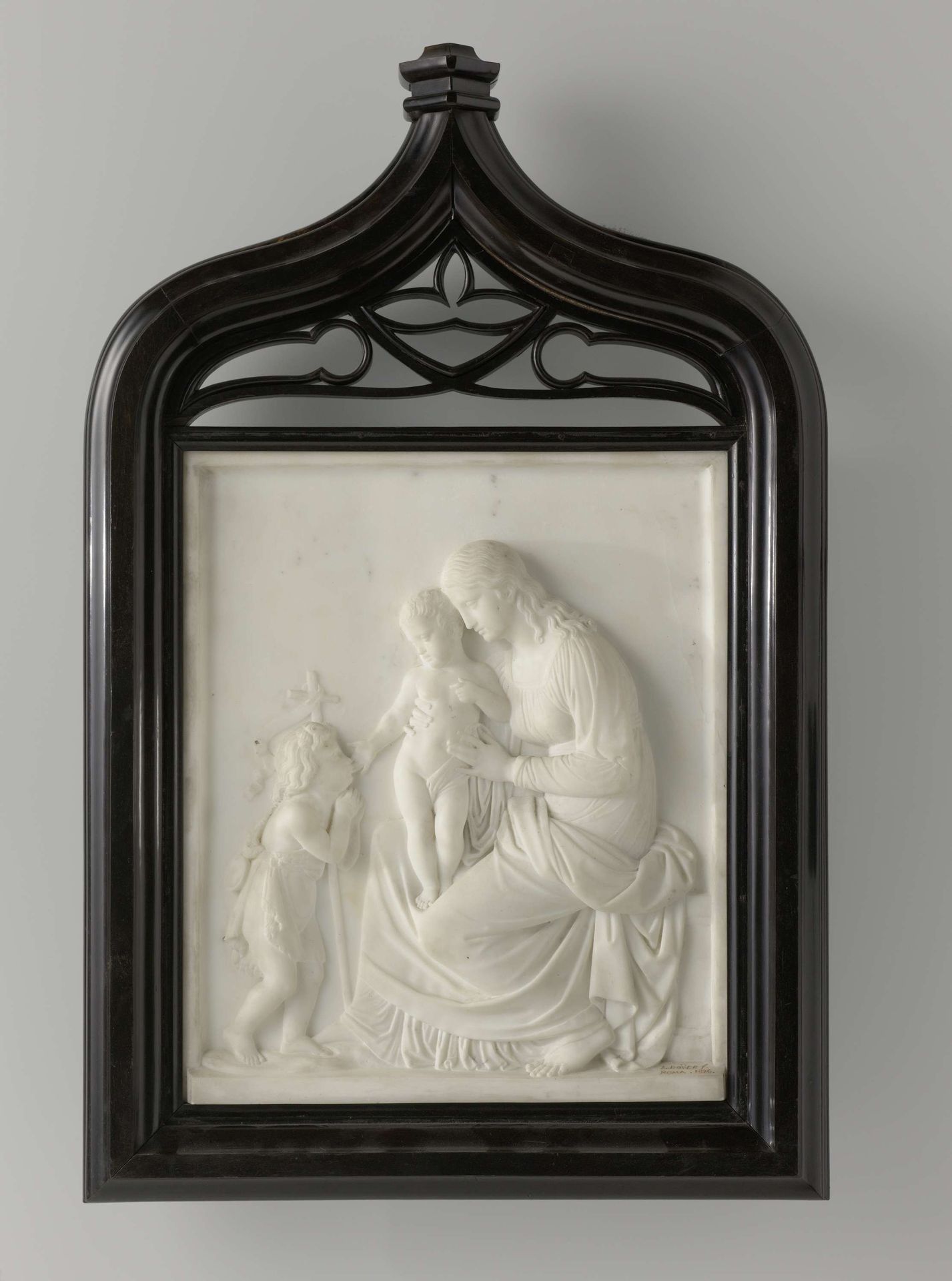 Maria met kind en Johannes de Doper - Louis Royer | Artera