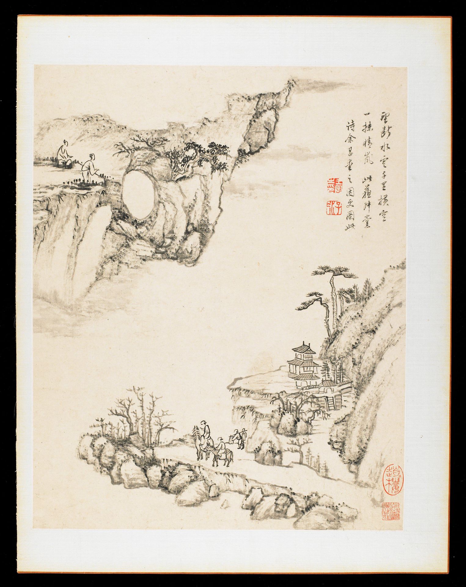 Album Leaf from -Landscapes from Nature by Wang Chen