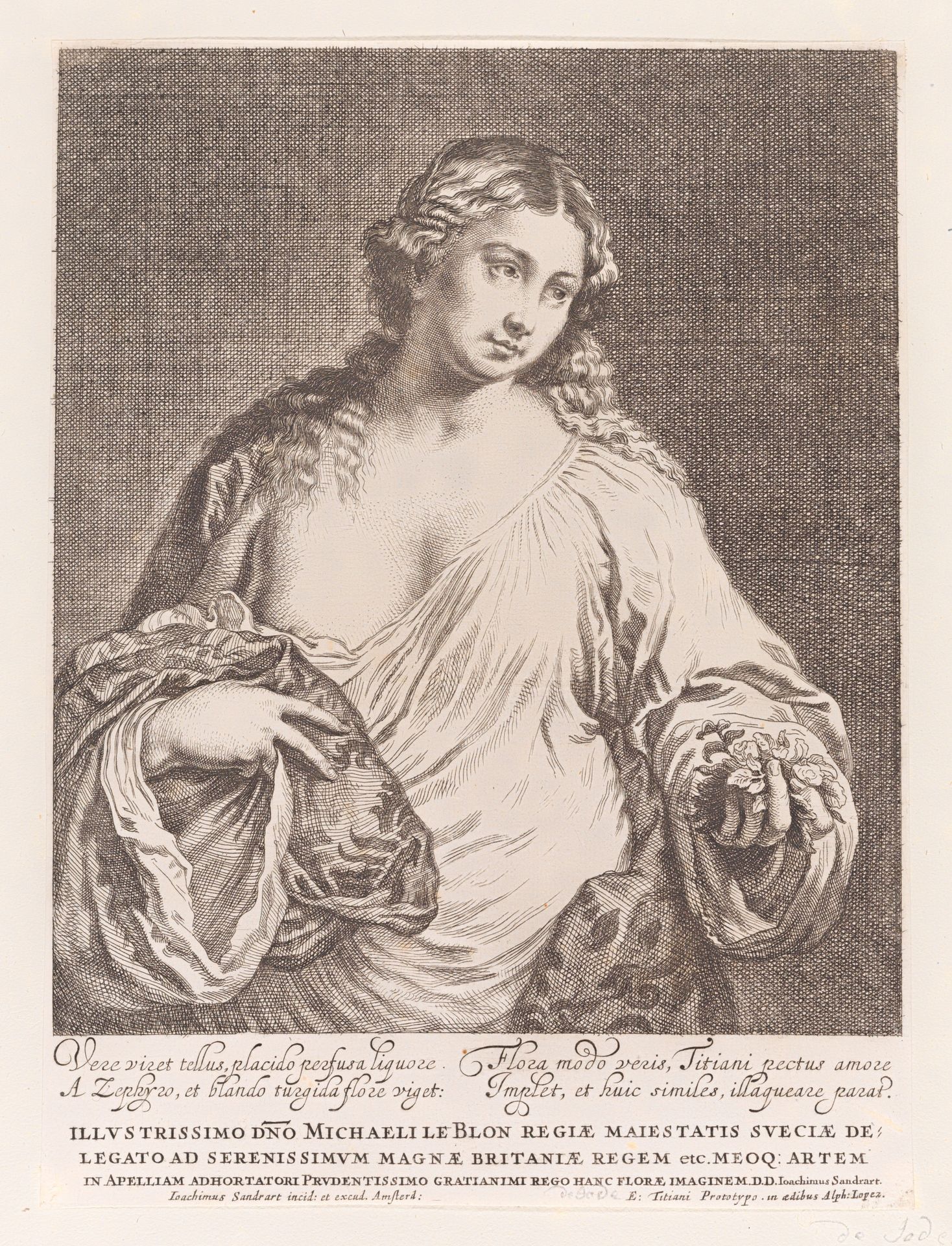 Flora by Joachim von Sandrart