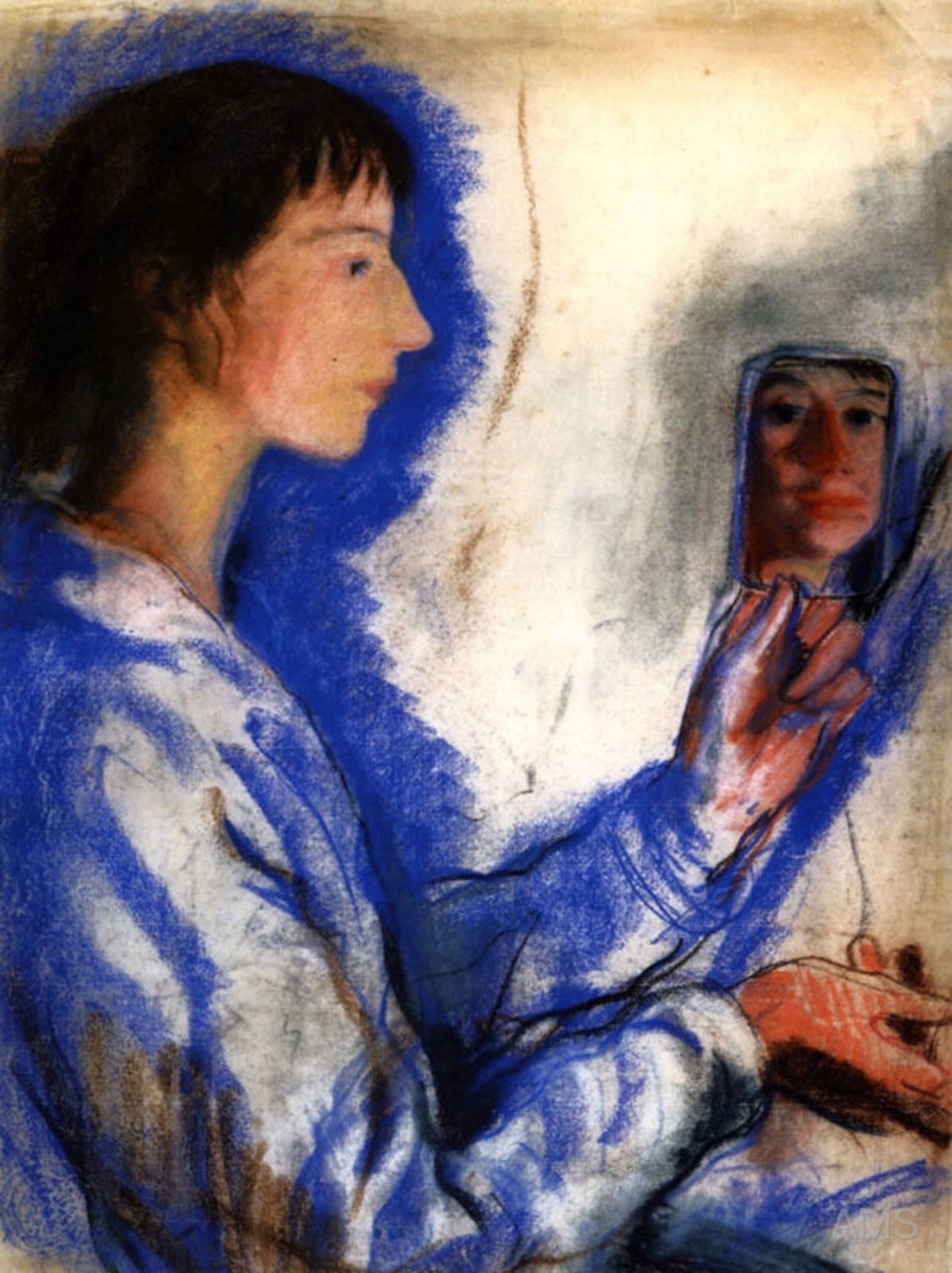 Self-portrait - Zinaida Serebriakova | Artera | AskArtera