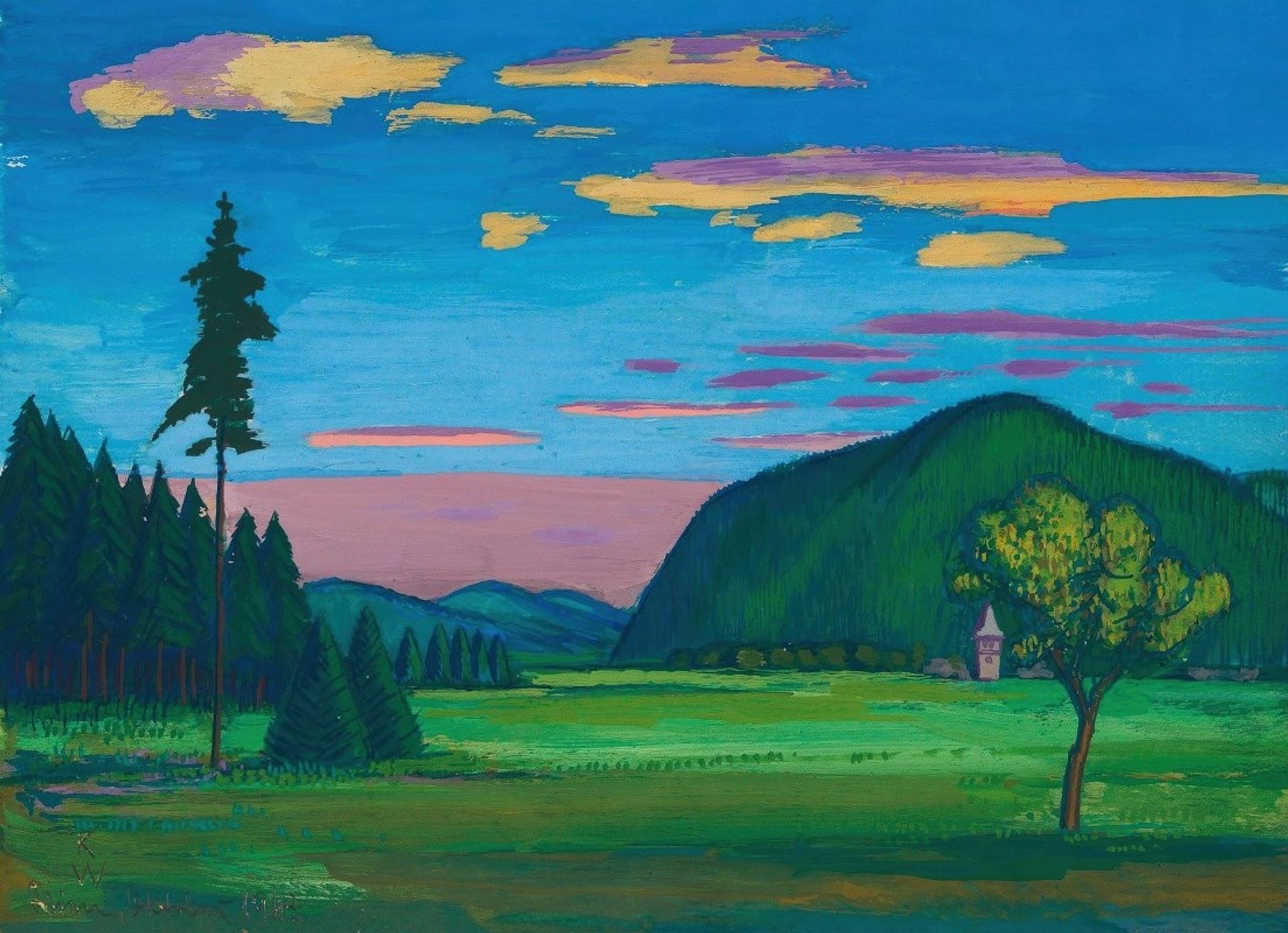 Landschaft III by Karl Wiener