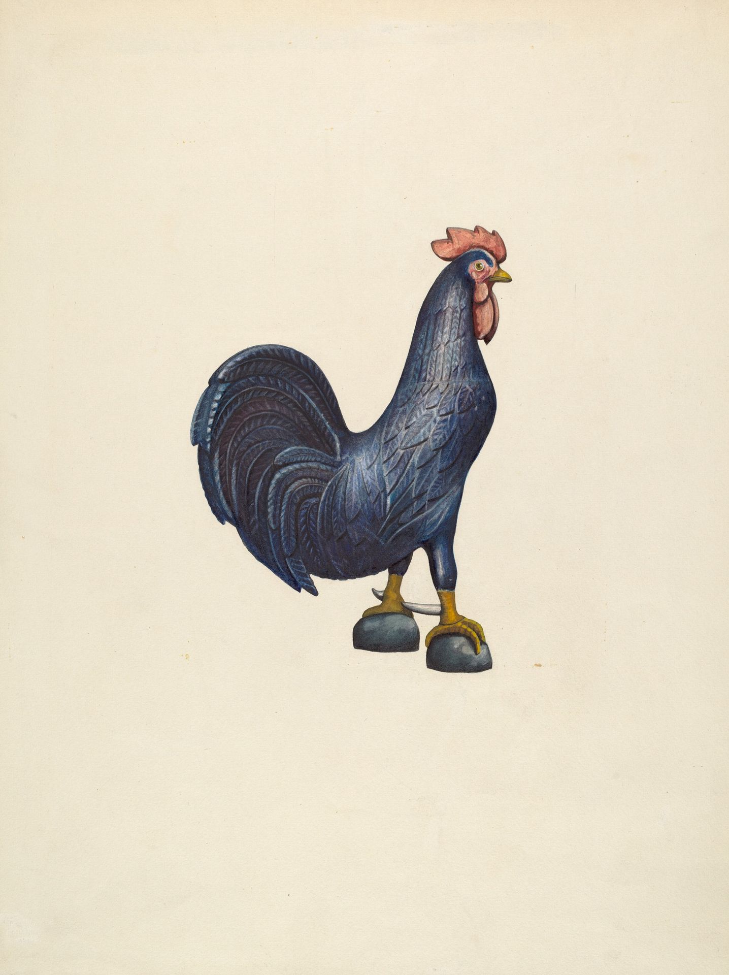 Wooden Rooster by John Davis