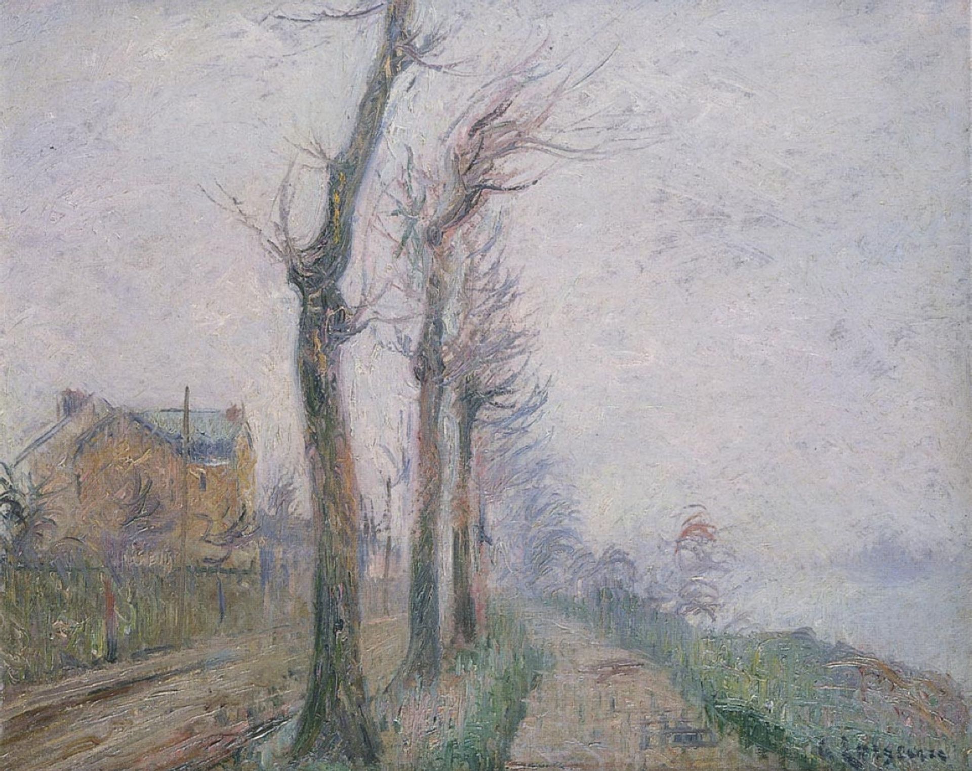 Pothius Quay at the Oie River by Gustave Loiseau