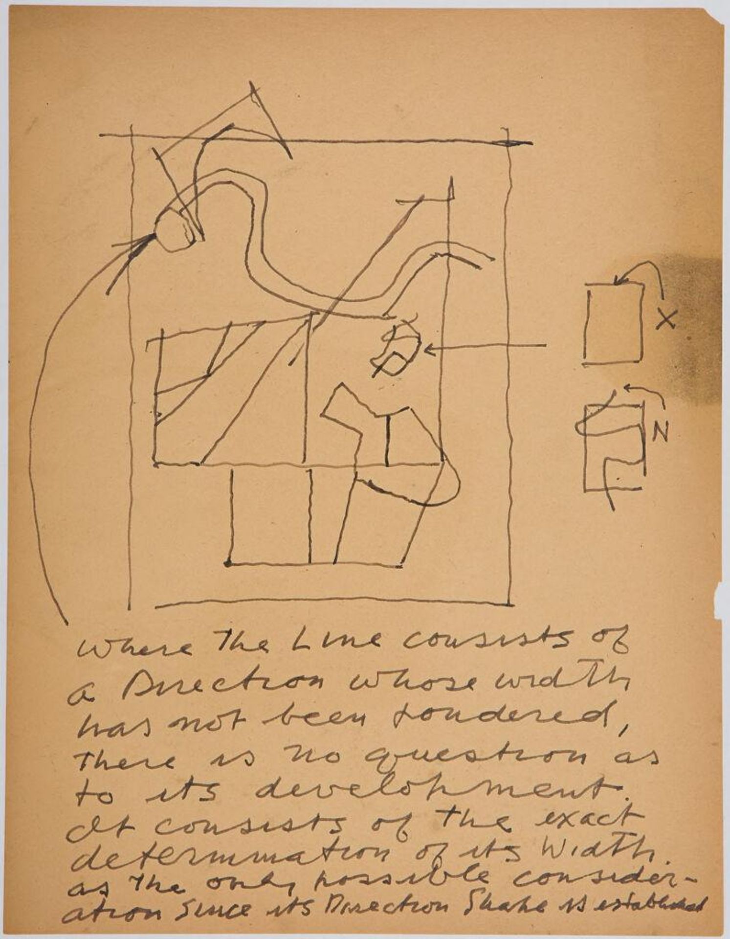 Study for "Theme for 'Eye Level'" by Stuart Davis