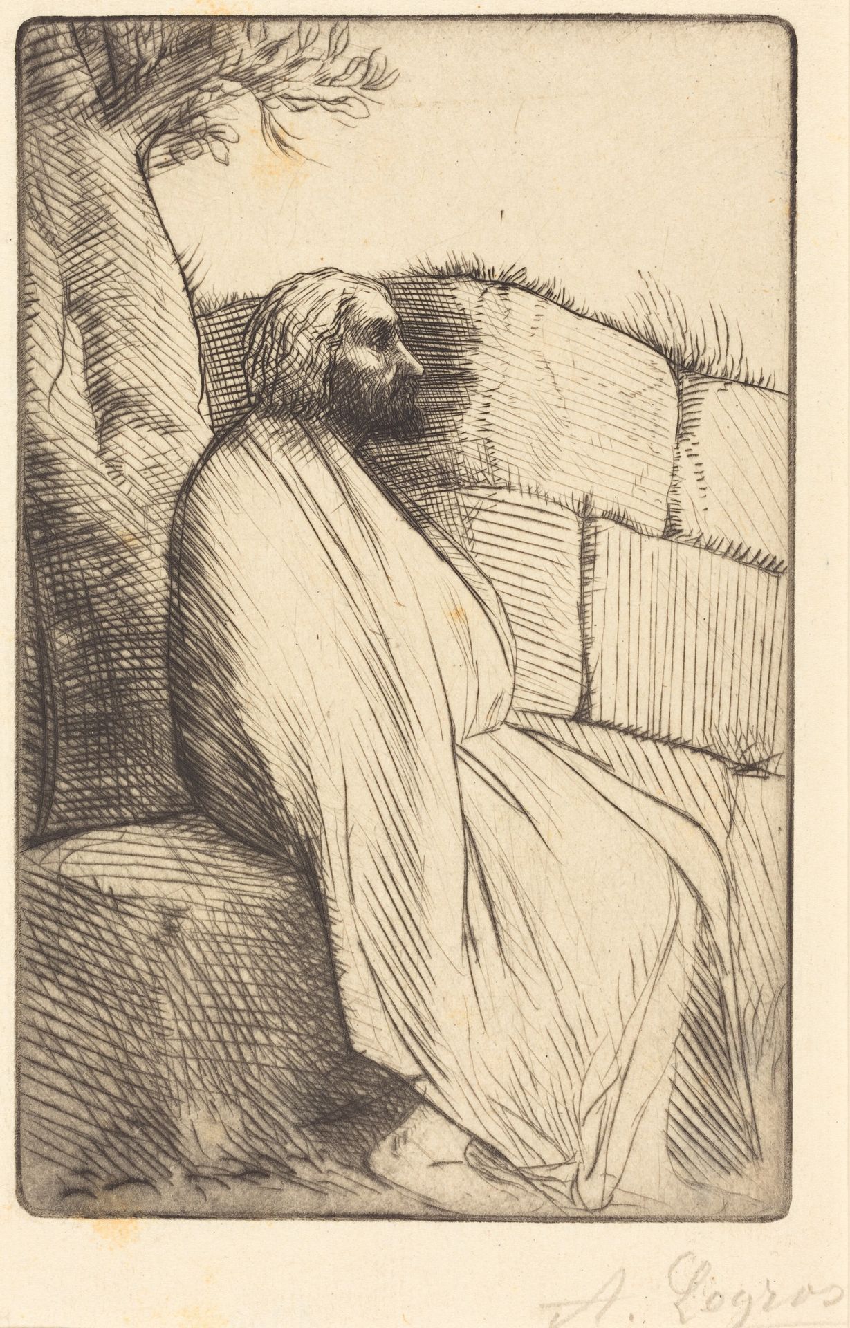 Philosopher (Le philosophe) by Alphonse Legros