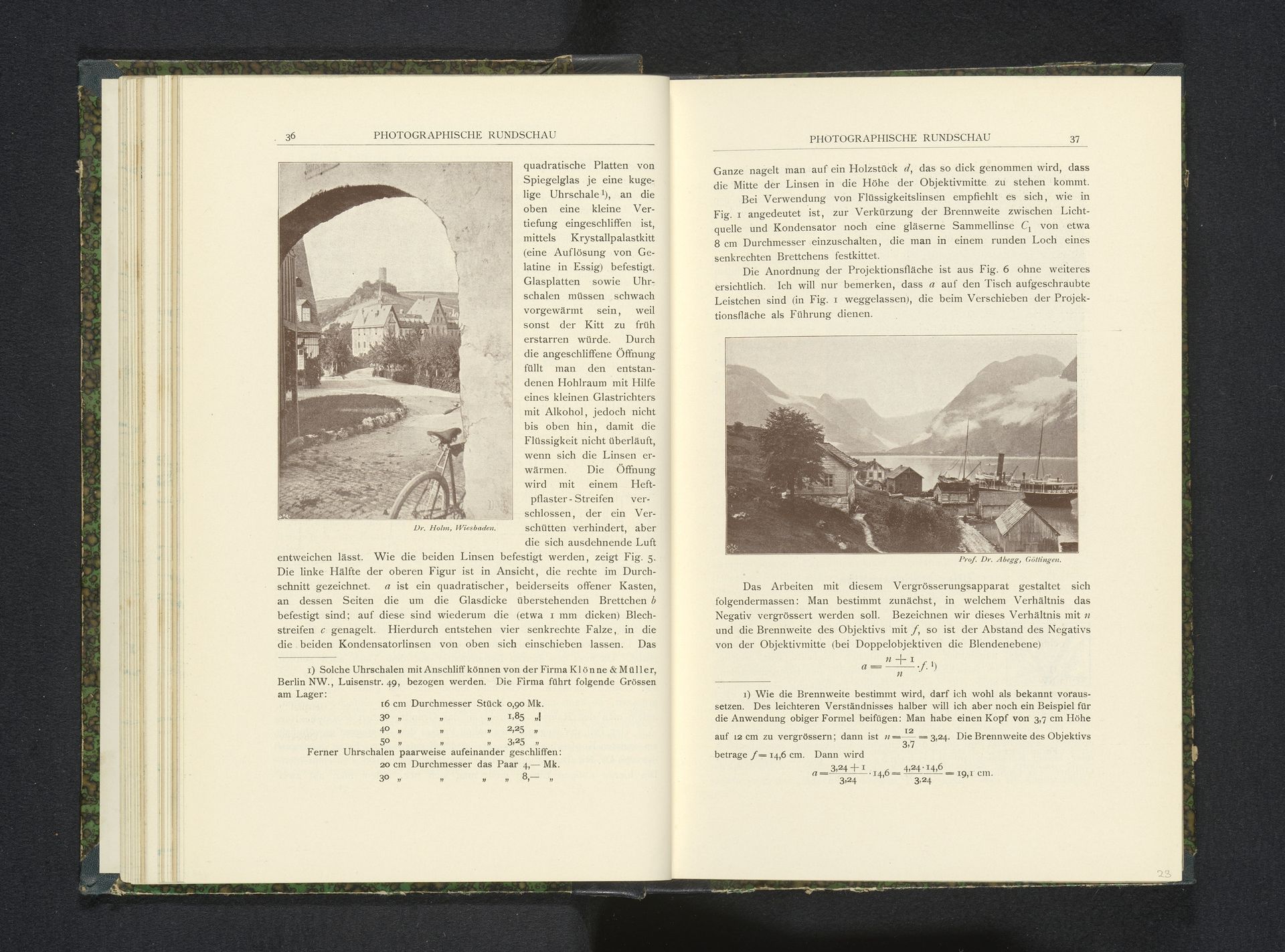 Doorkijk op een straat by Joh. H. Holm