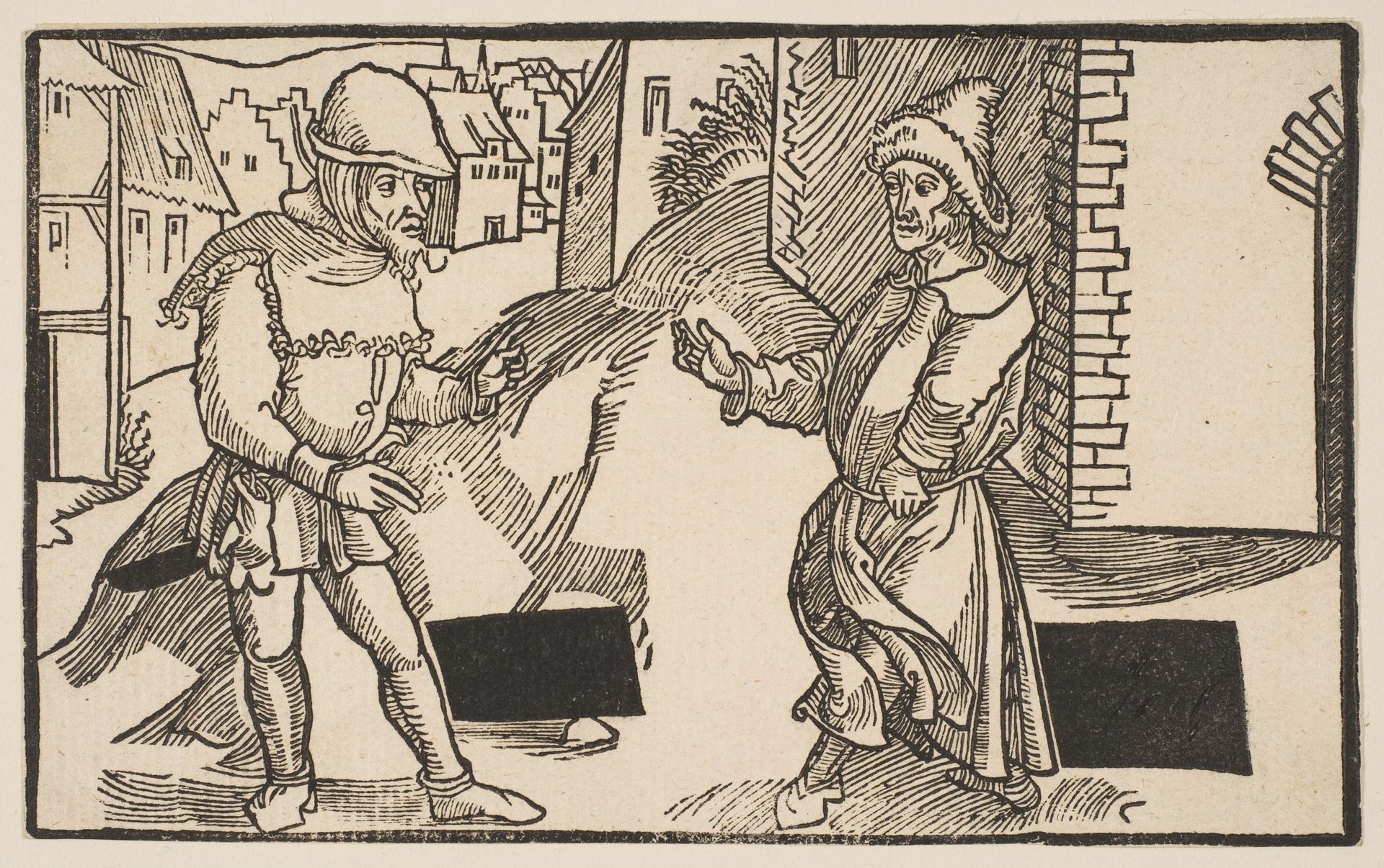 Adelphi, from The Comedie of Terence, 19th century reprint by Albrecht Durer