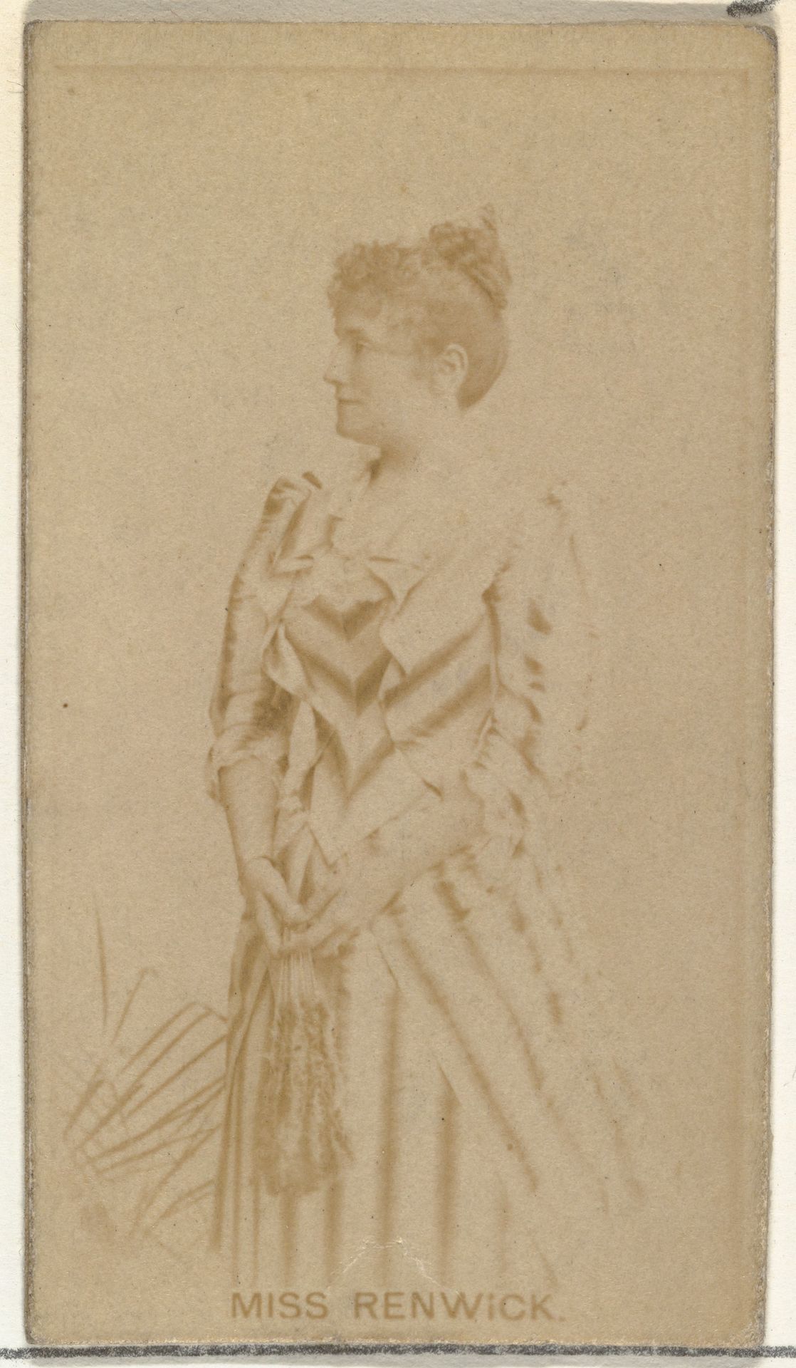 Miss Renwick, from the Actors and Actresses series (N145-8) issued by Duke Sons & Co. to promote Duke Cigarettes by W. Duke, Sons & Co.