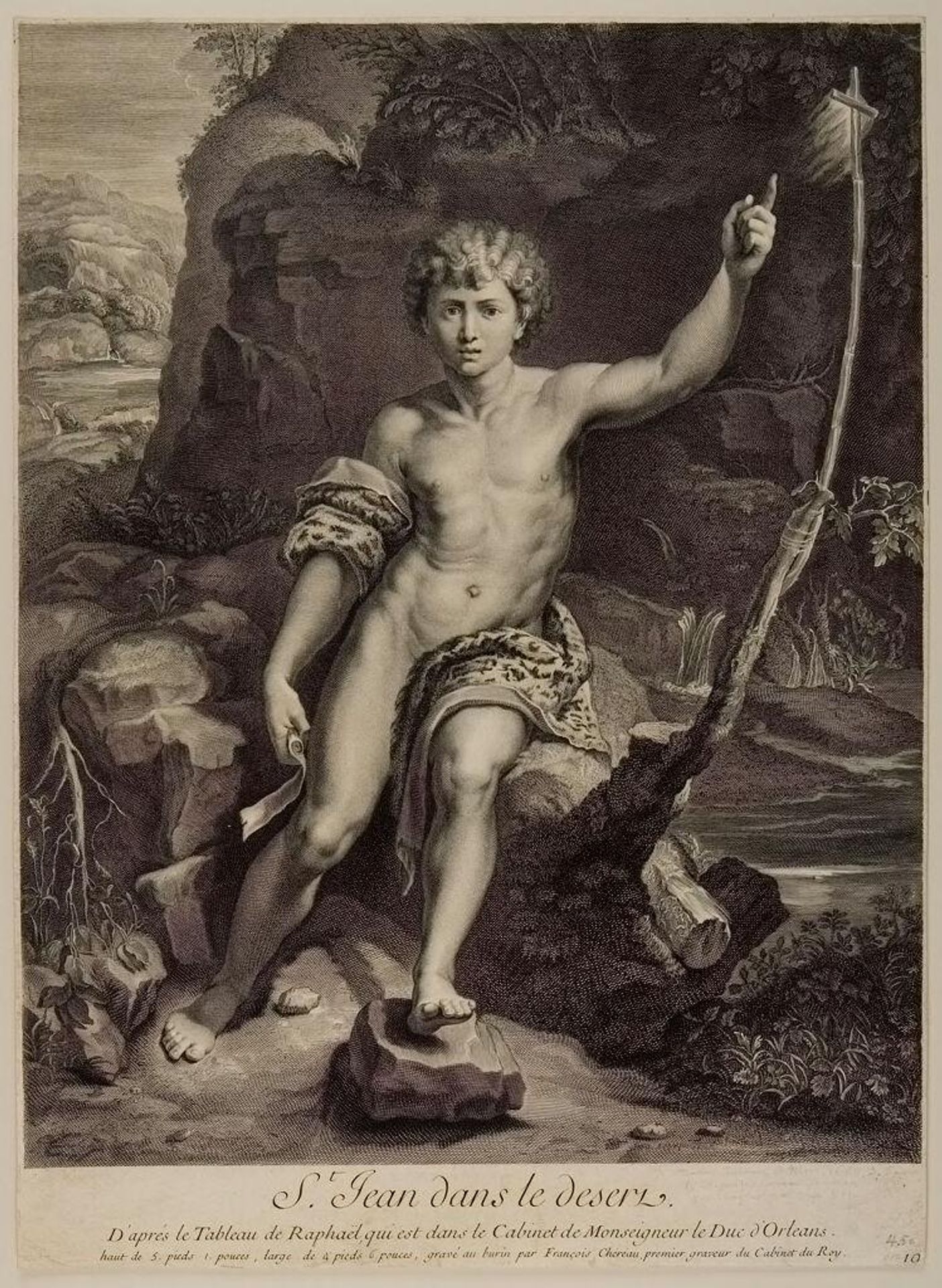 Saint John in the Desert by François Chereau, the elder