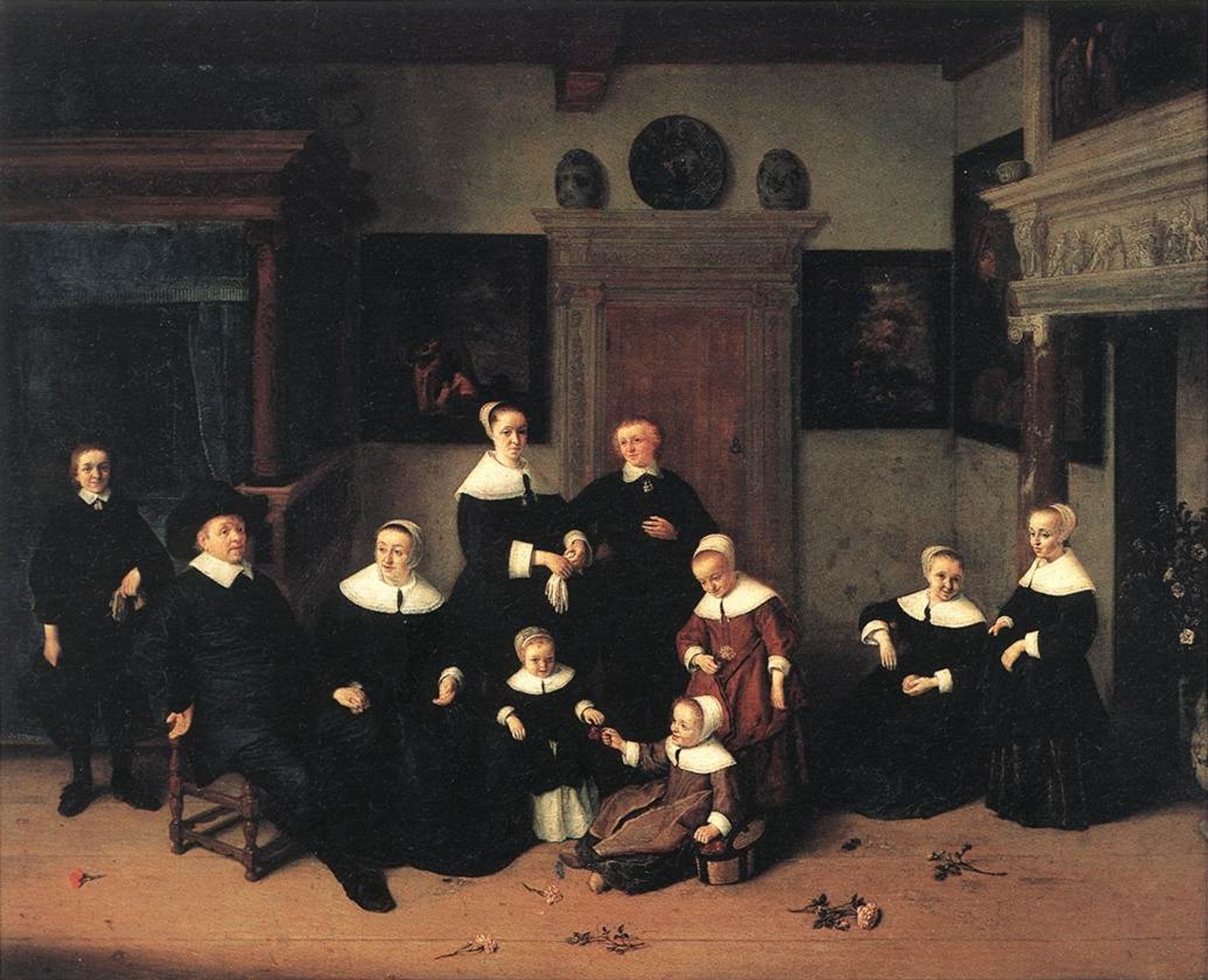 Portrait of a Family by Adriaen van Ostade