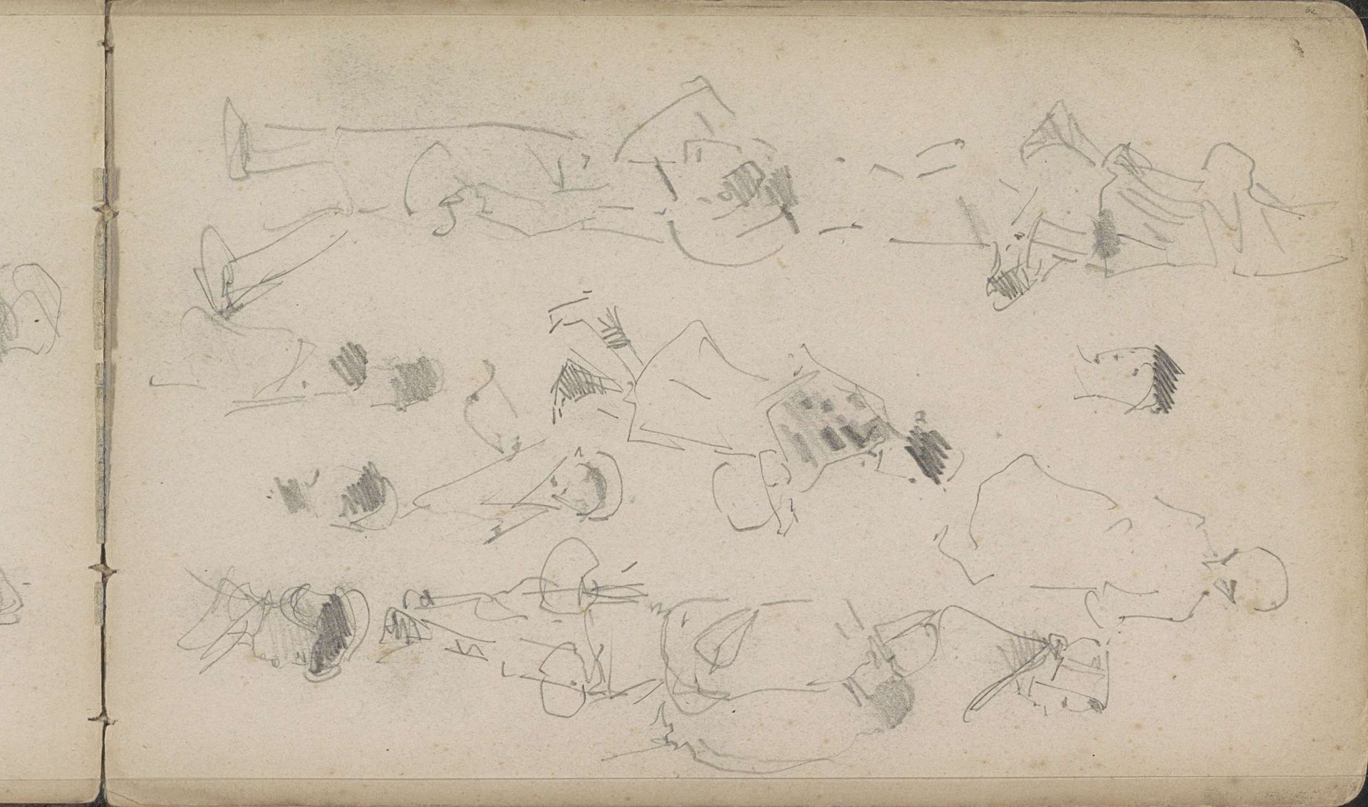 Figuurstudies by George Hendrik Breitner