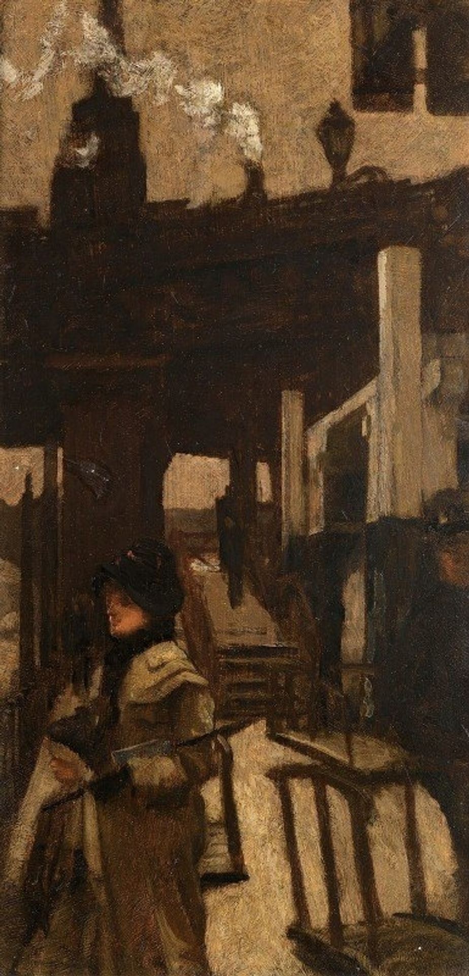 À La Gare De L’est by James Tissot